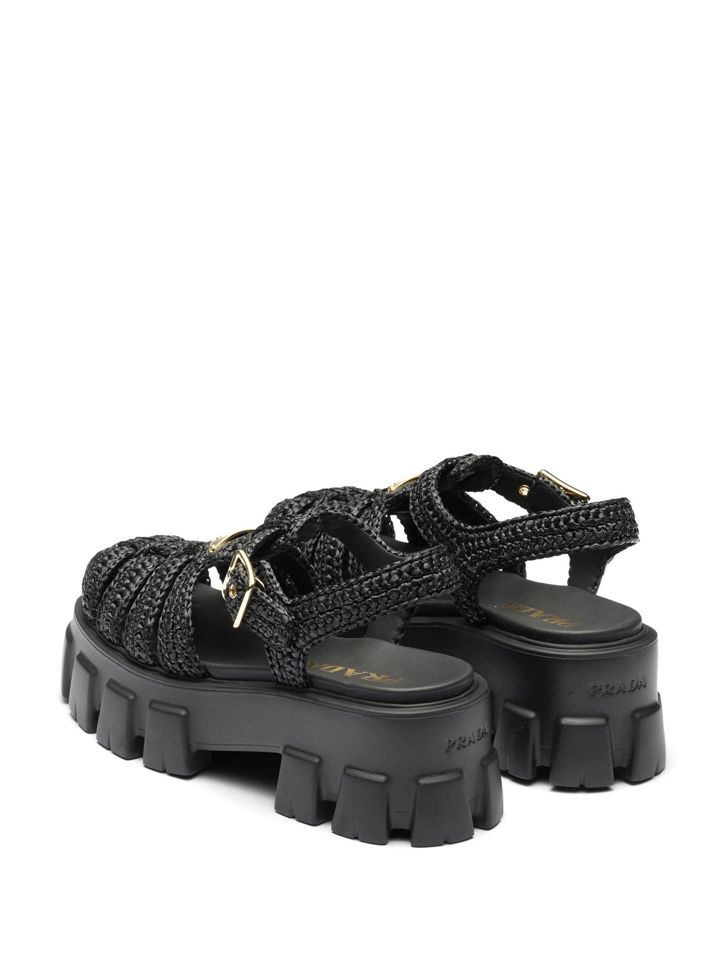 Monolith caged flatform sandals