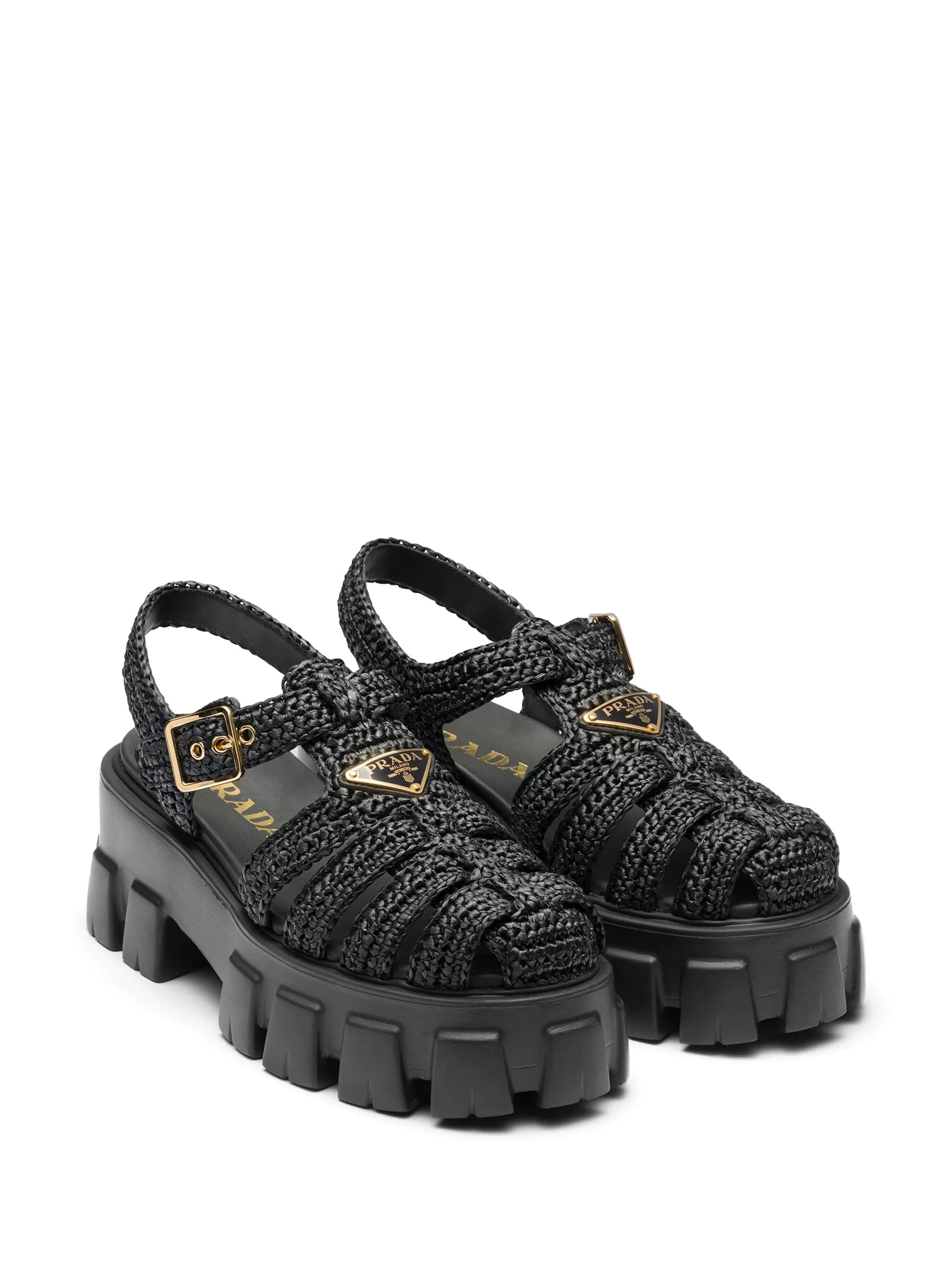 Monolith caged flatform sandals