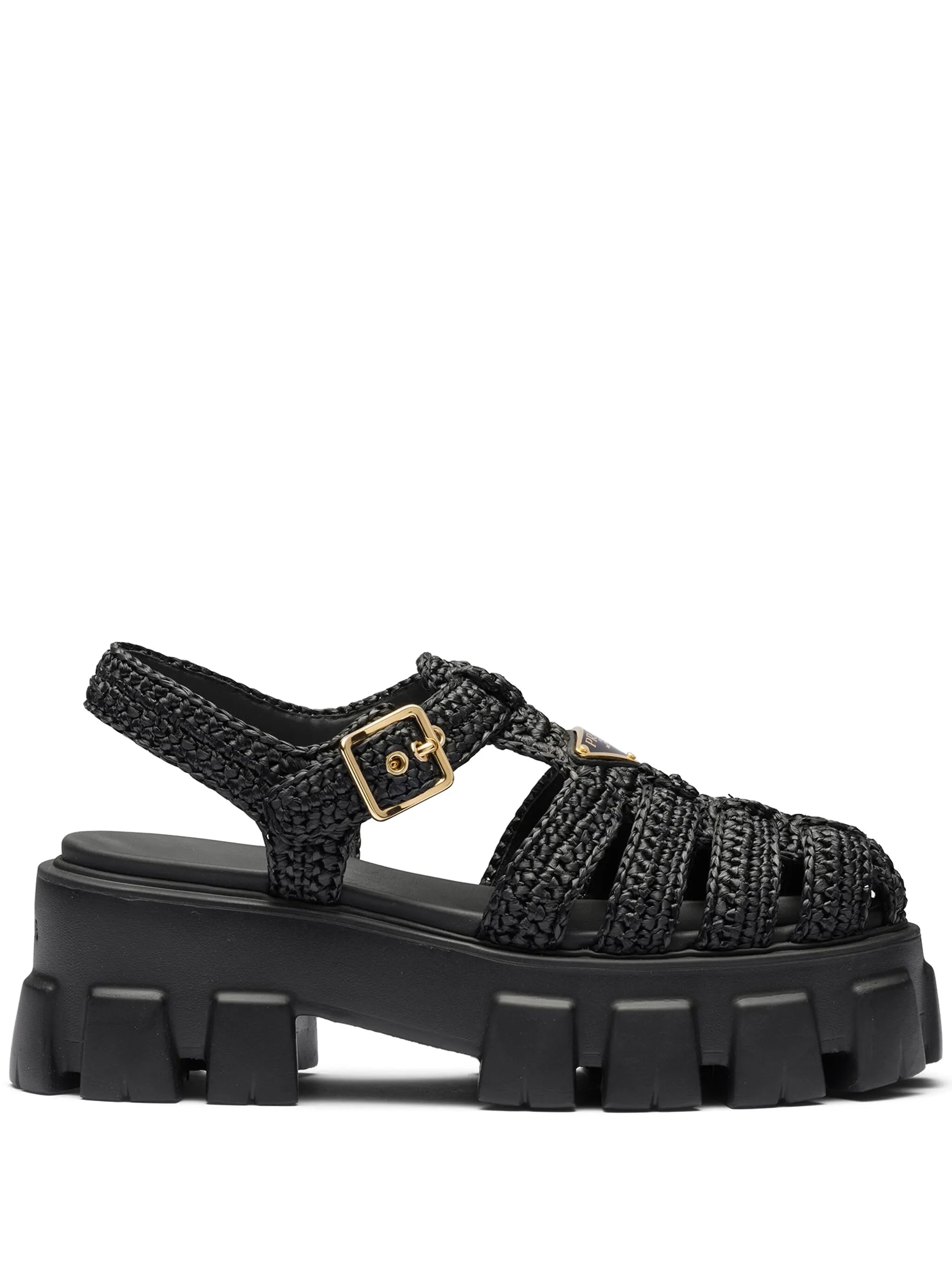 Monolith caged flatform sandals