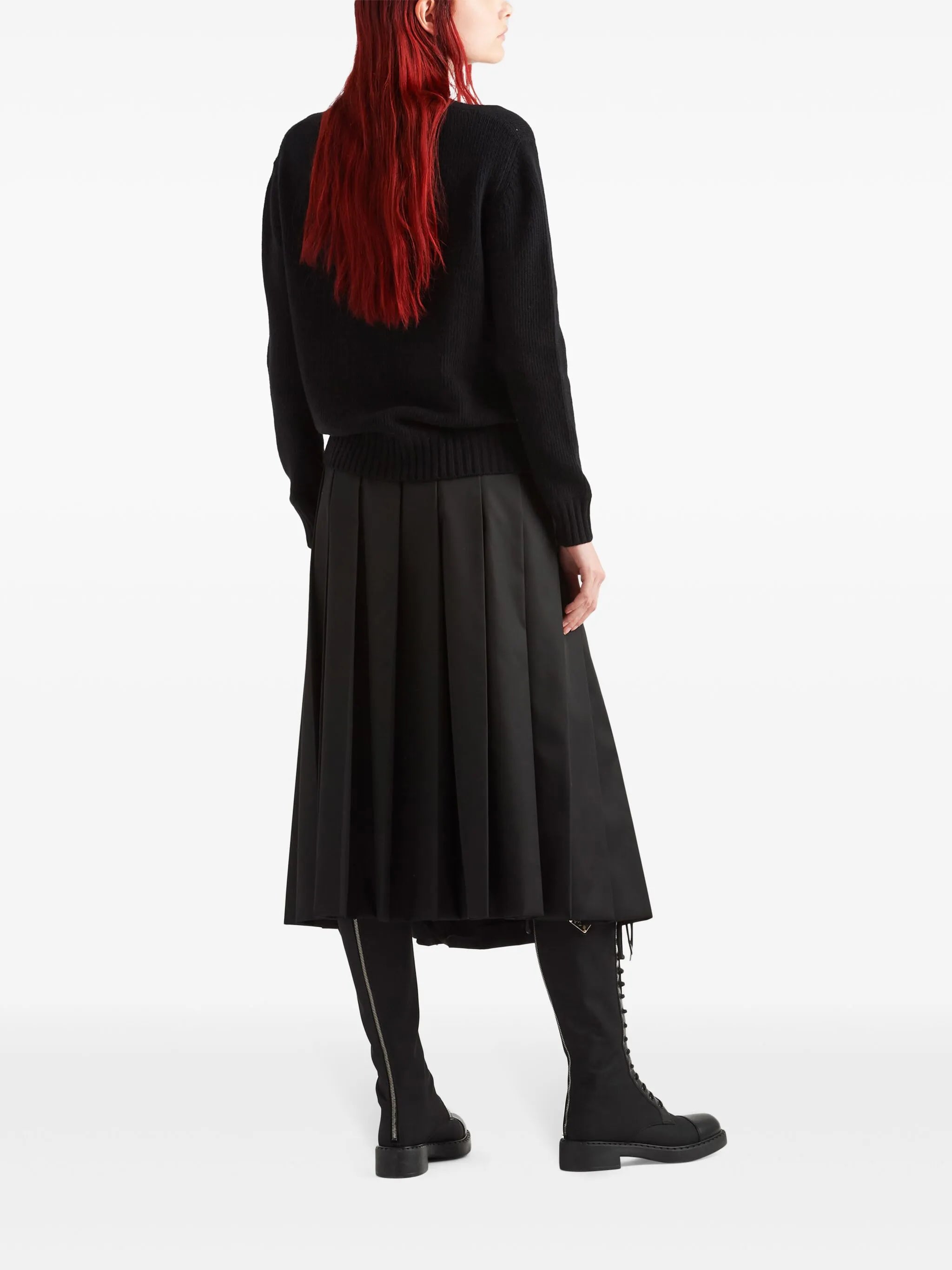 logo-intarsia wool-cashmere jumper