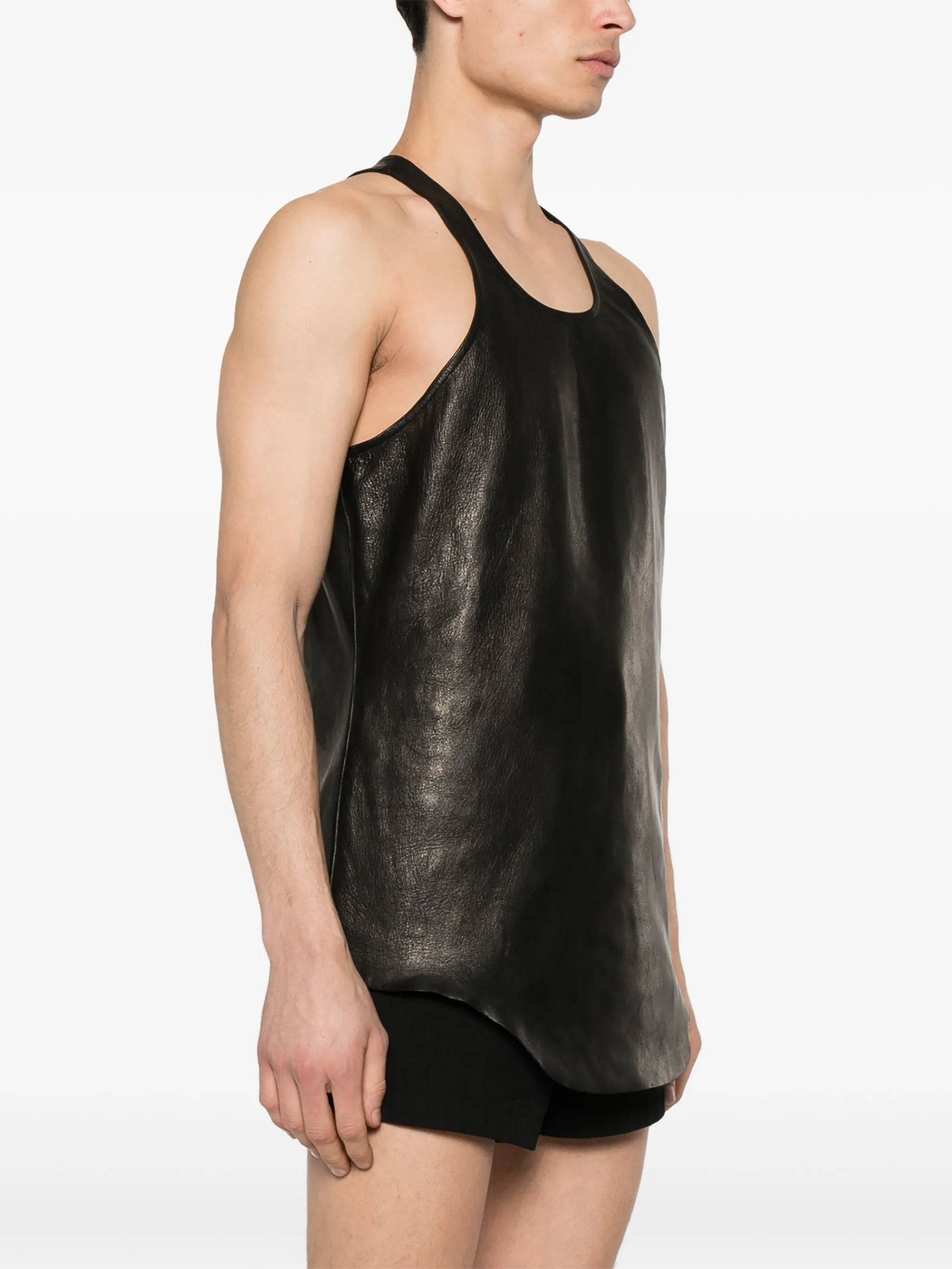 leather tank top