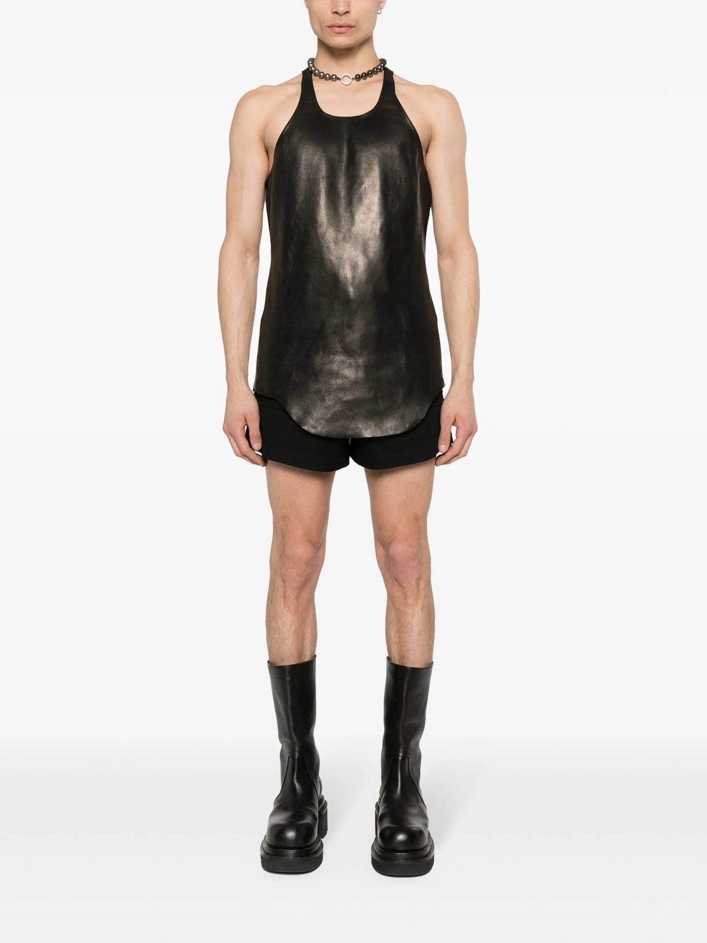 leather tank top