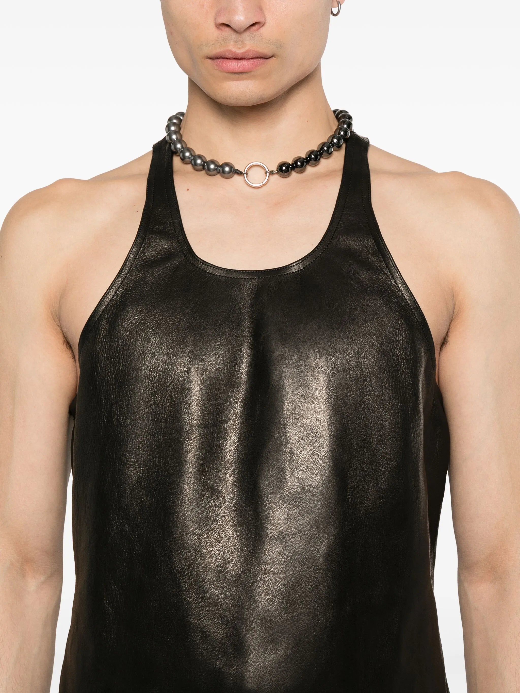 leather tank top
