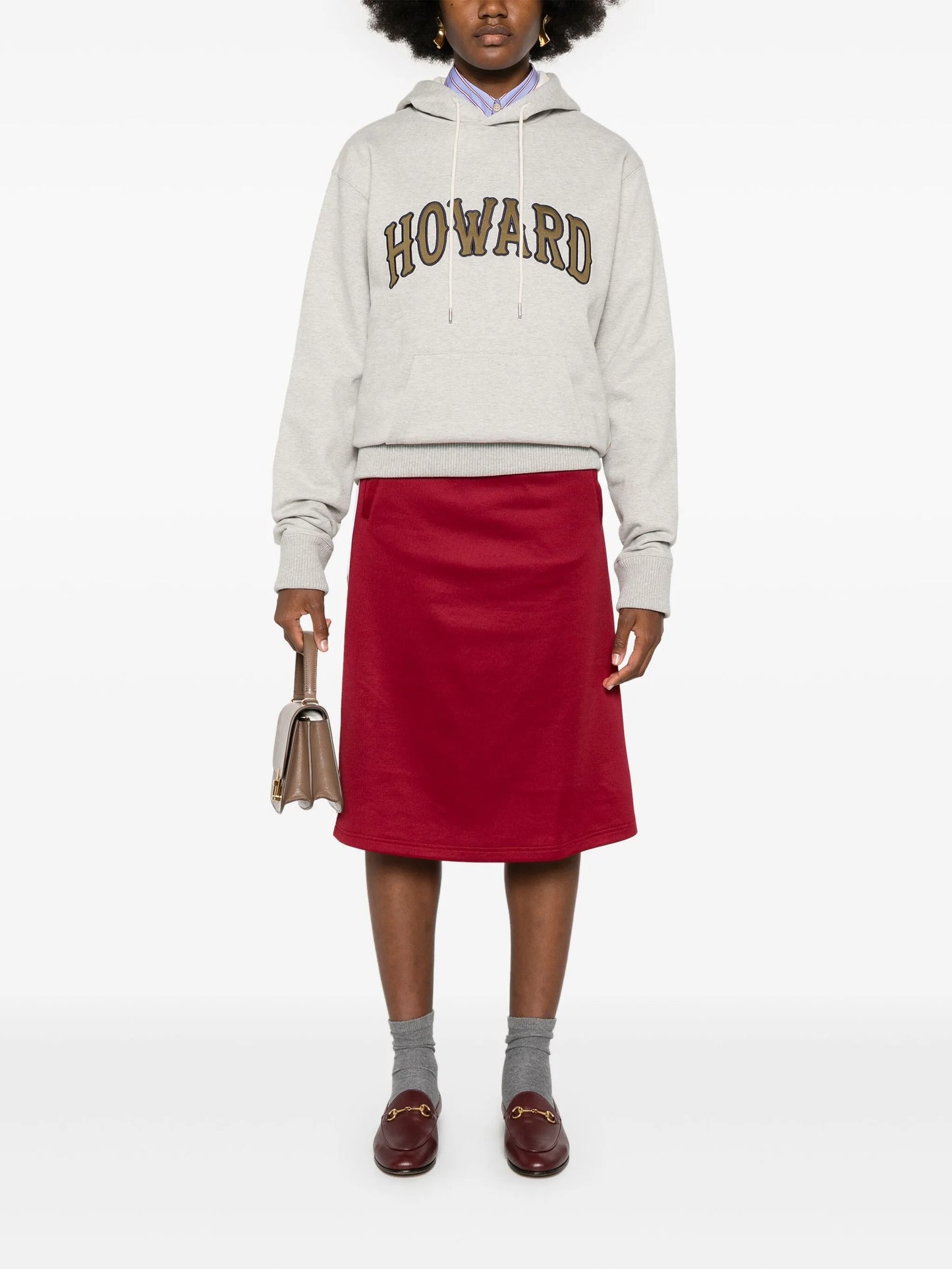 Shine midi skirt