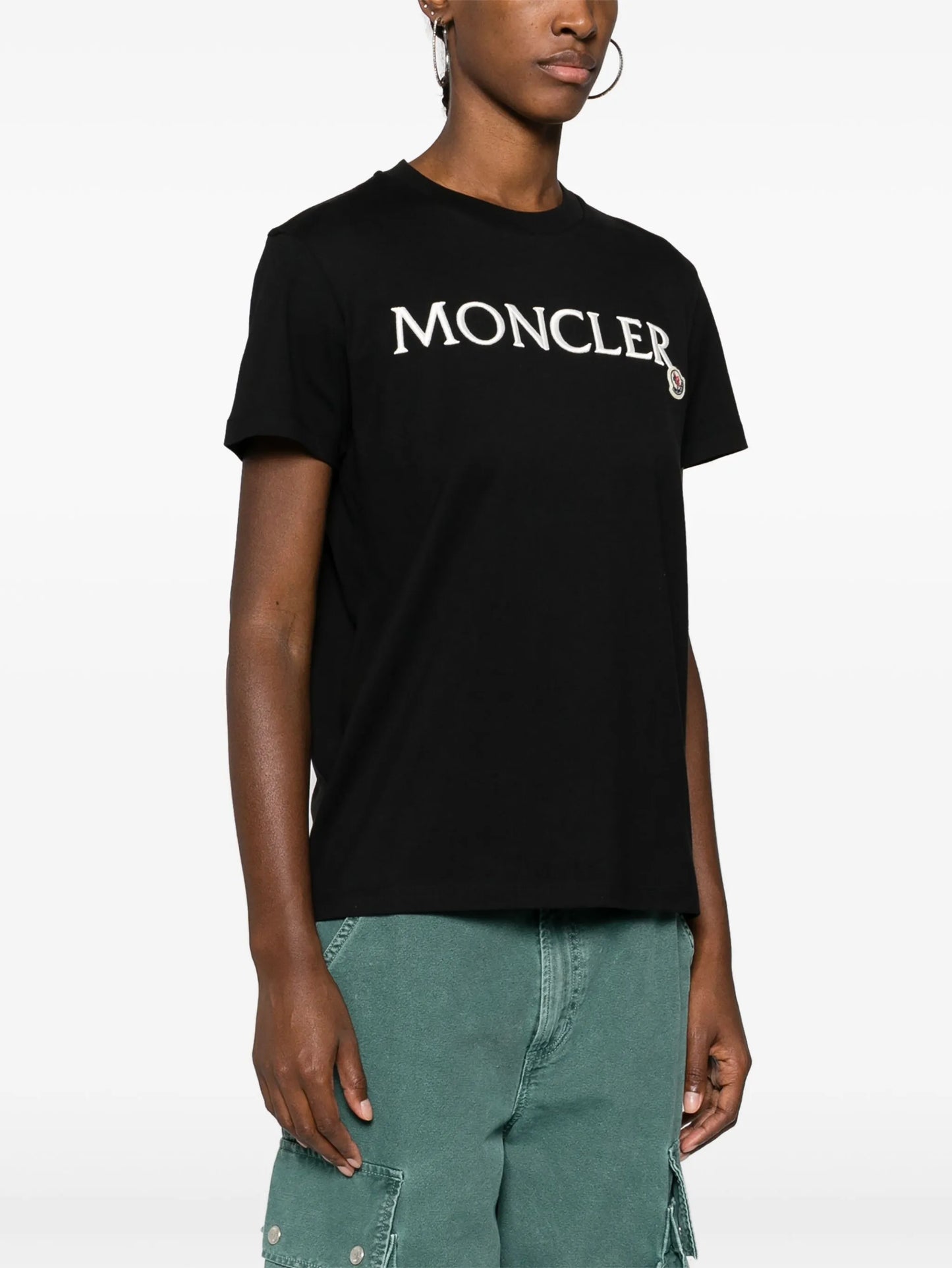 embroidered-logo cotton T-shirt