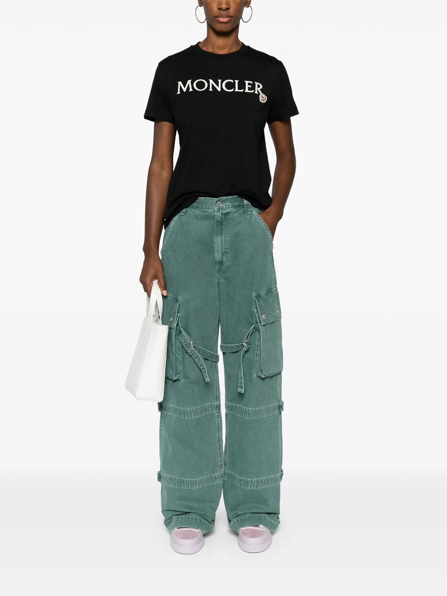 embroidered-logo cotton T-shirt