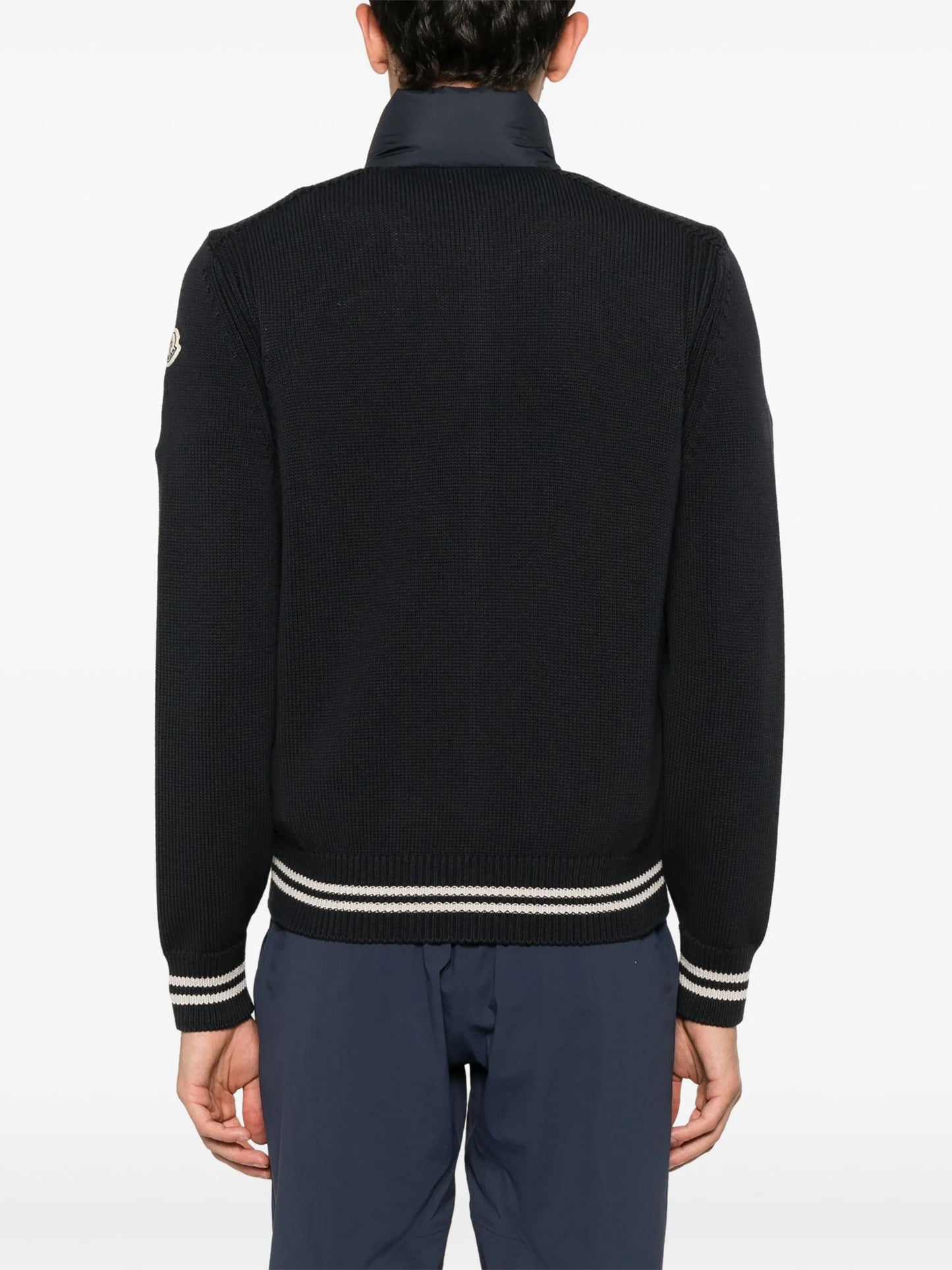 panelled down jacket