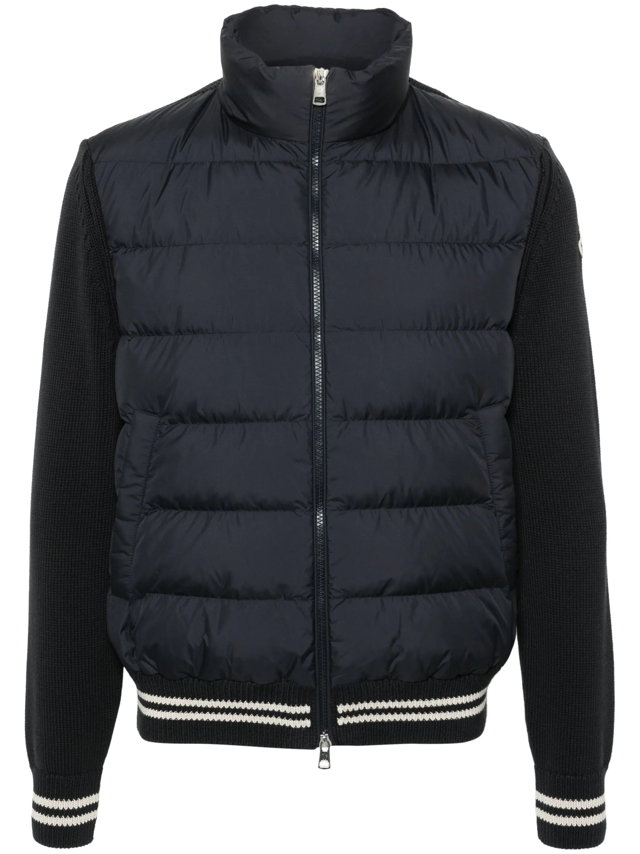 panelled down jacket