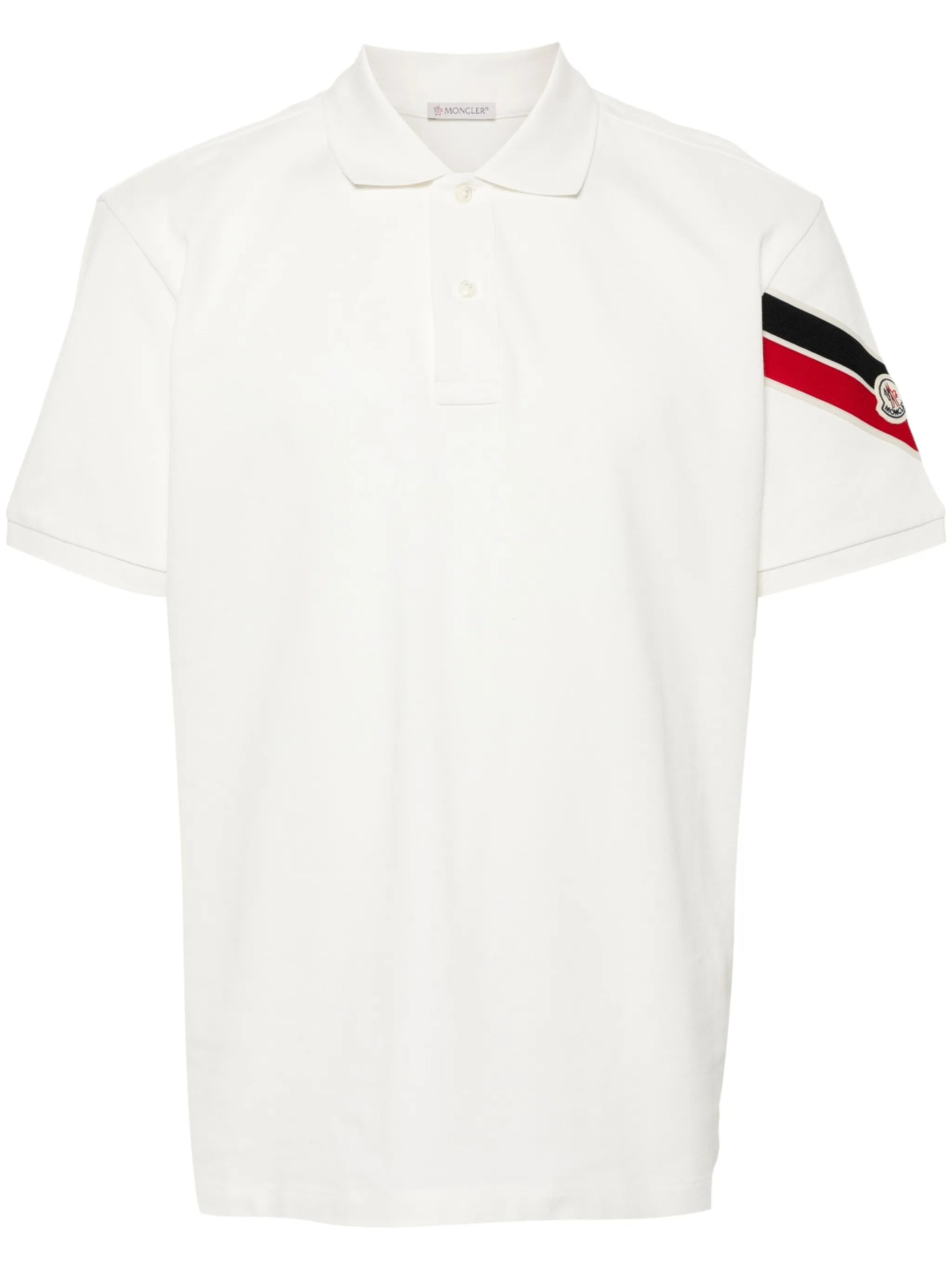 appliqué-logo piqué polo shirt