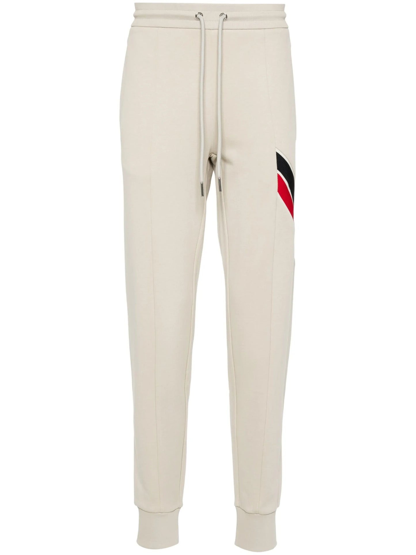stripe-detail logo-appliqué track pants