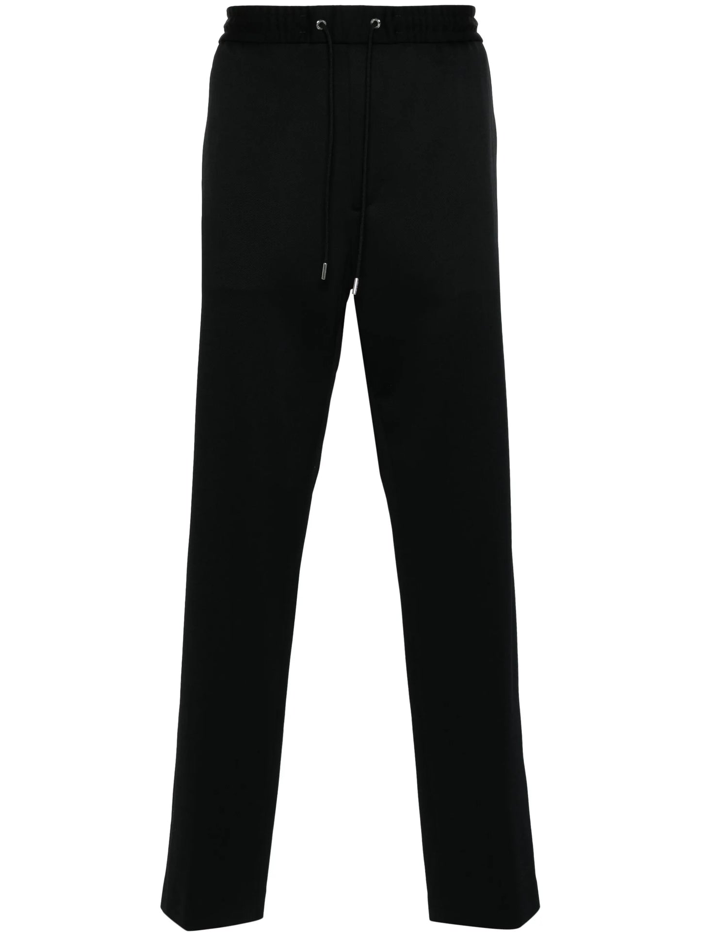 logo-patch drawstring tapered trousers