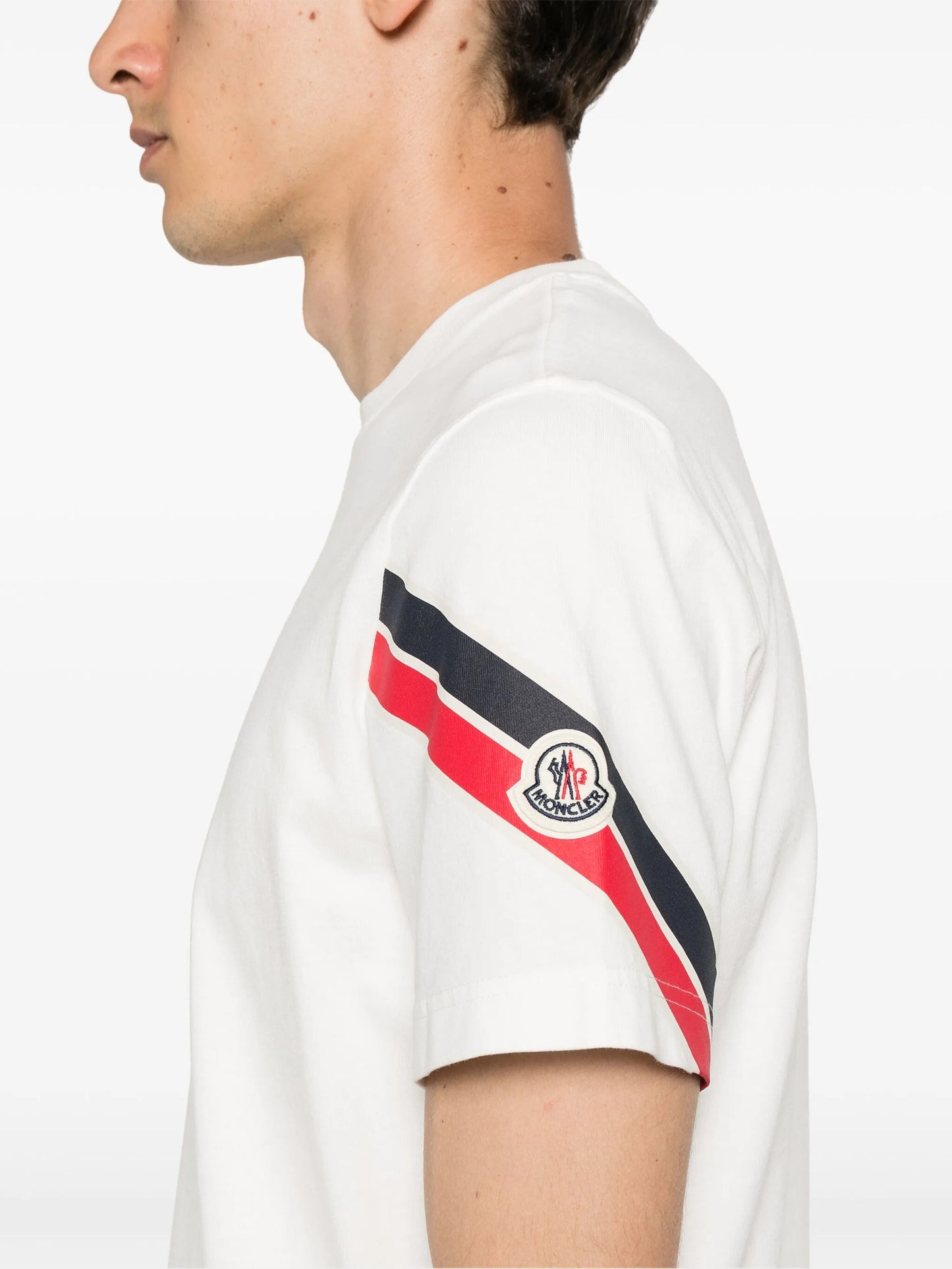 logo-patch cotton T-shirt