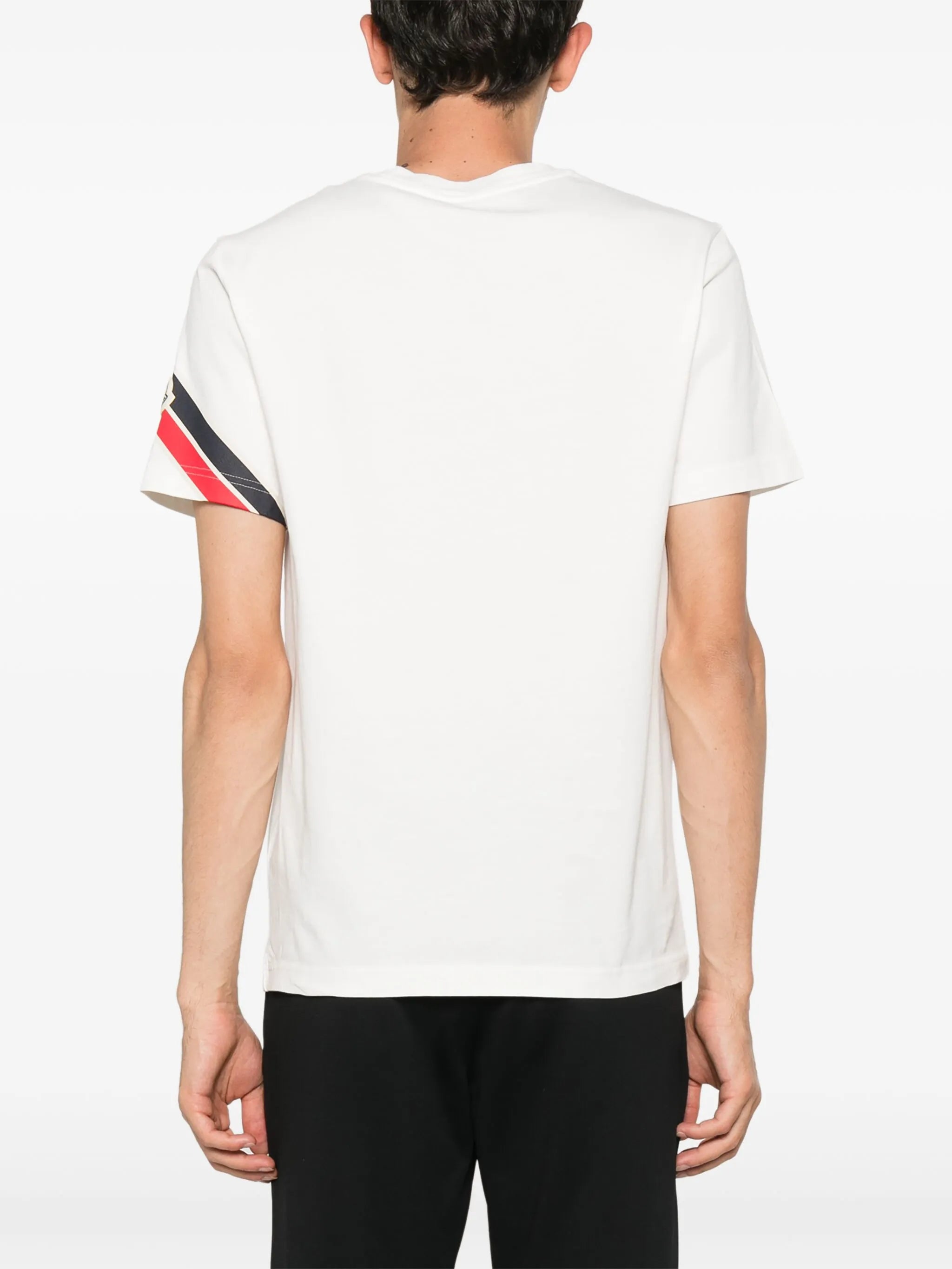 logo-patch cotton T-shirt