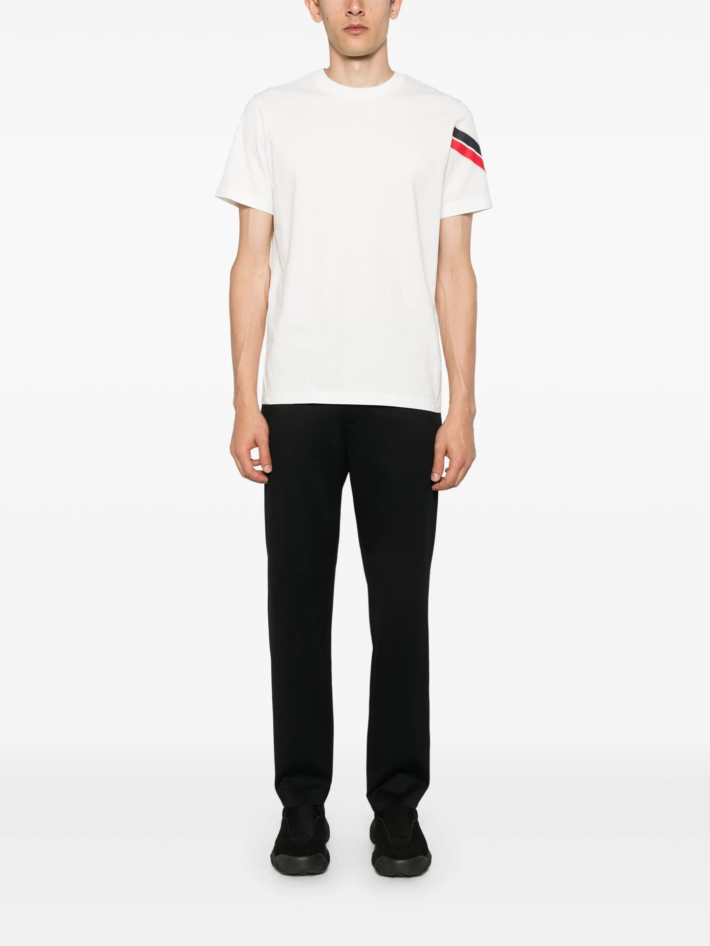 logo-patch cotton T-shirt