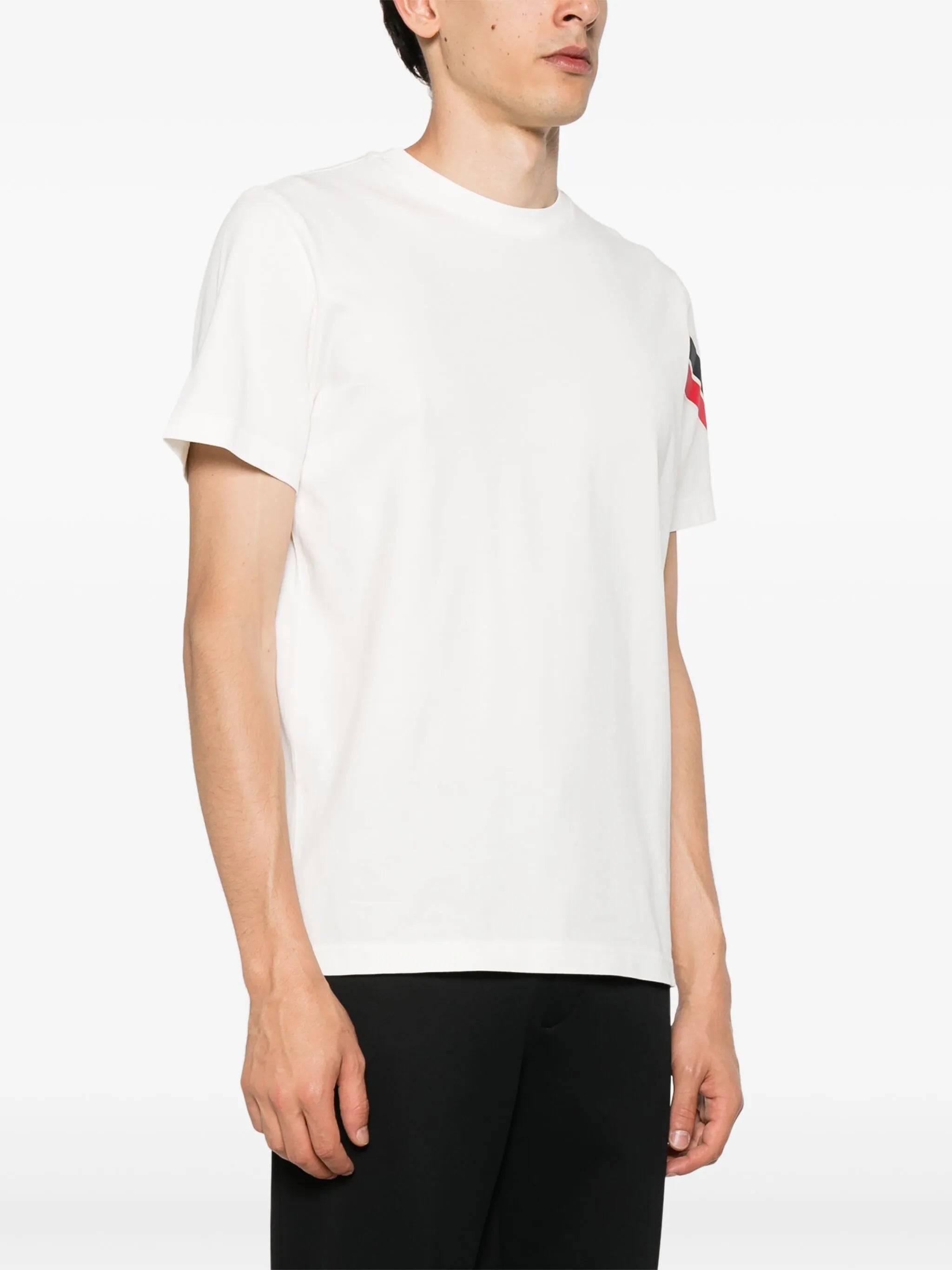 logo-patch cotton T-shirt