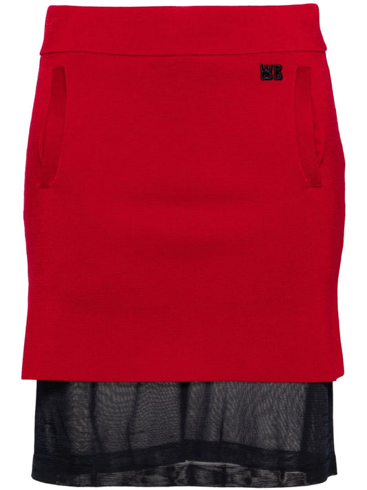 Verse mini skirt