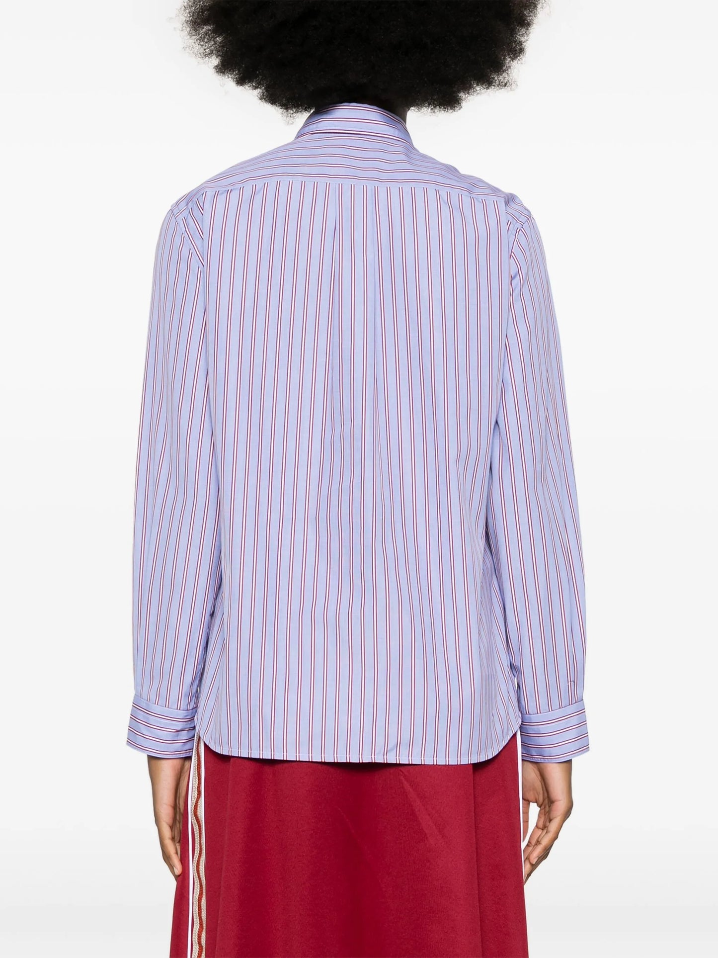 logo-embroidered shirt
