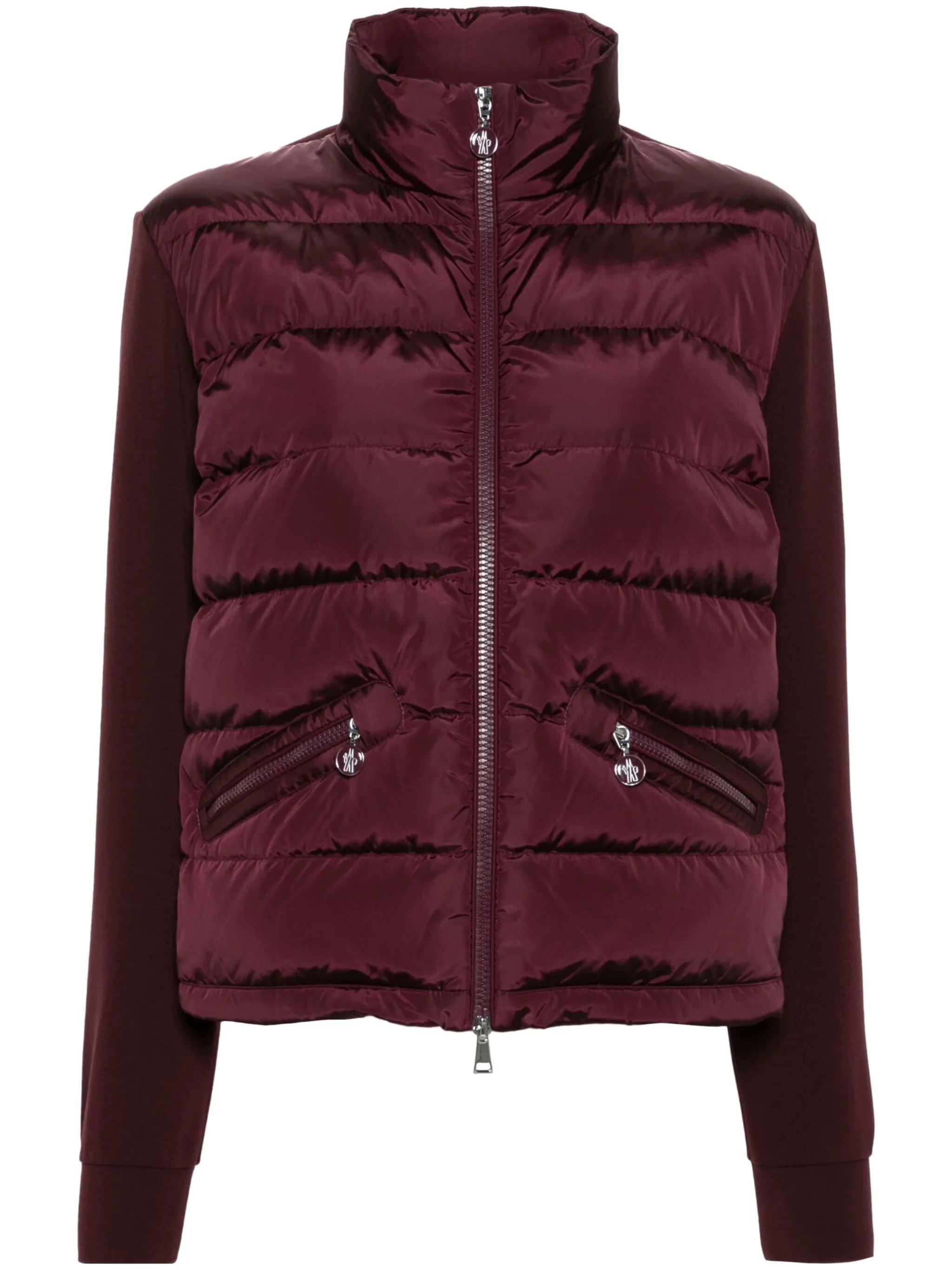 panelled padded jacket