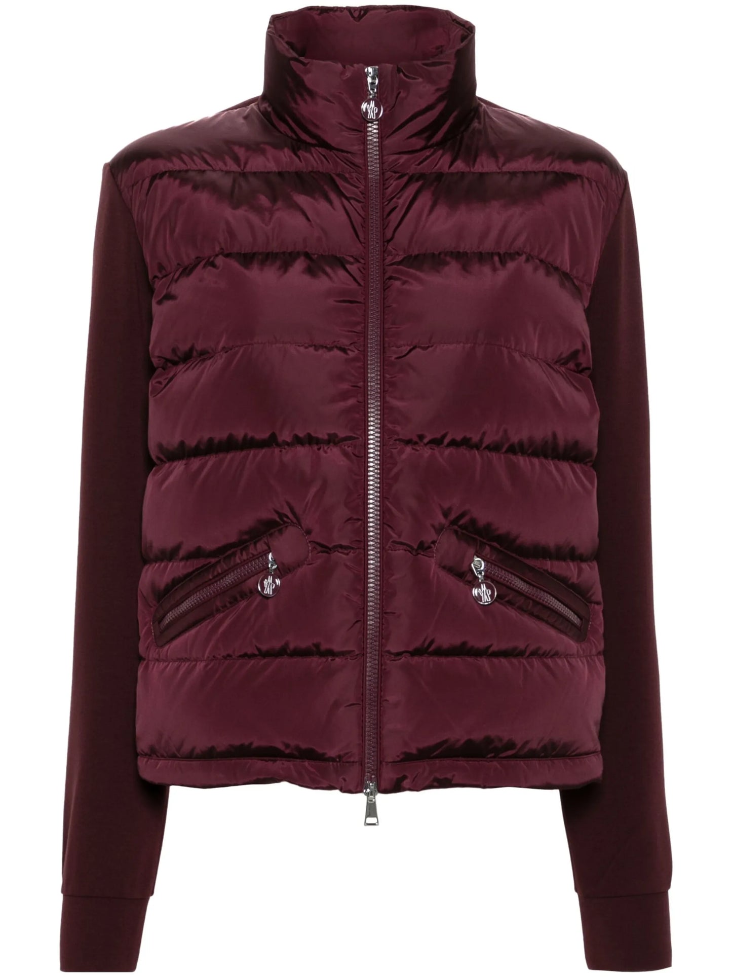 panelled padded jacket