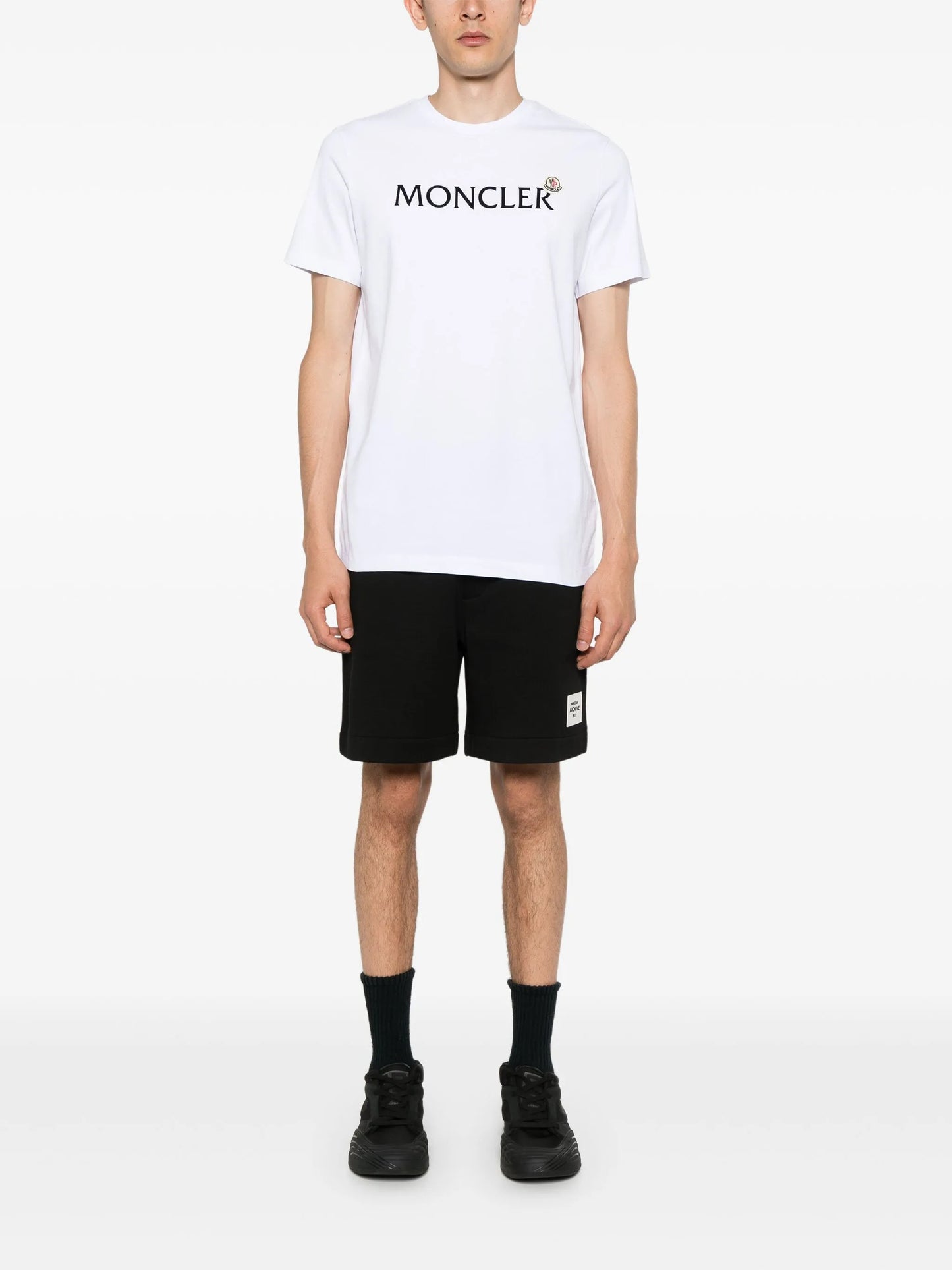 appliqué-logo track shorts