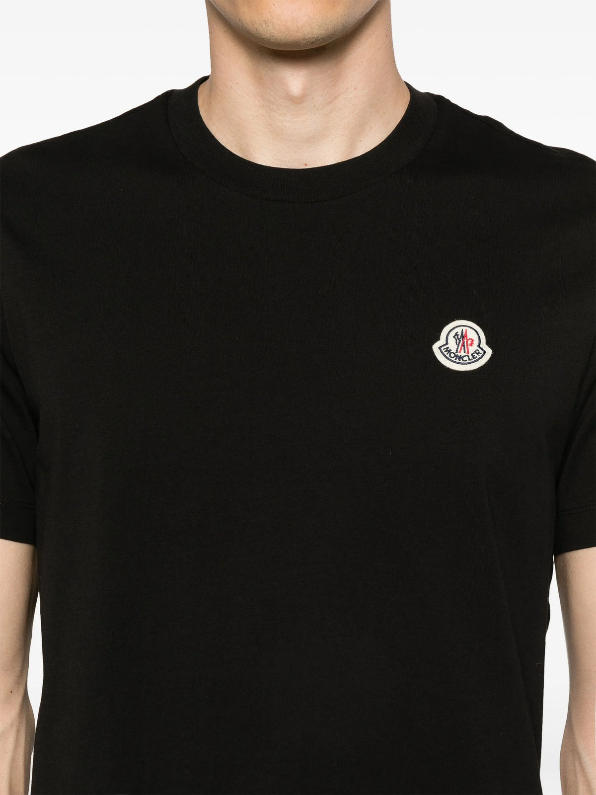 logo patch cotton T-shirt (pack of three)