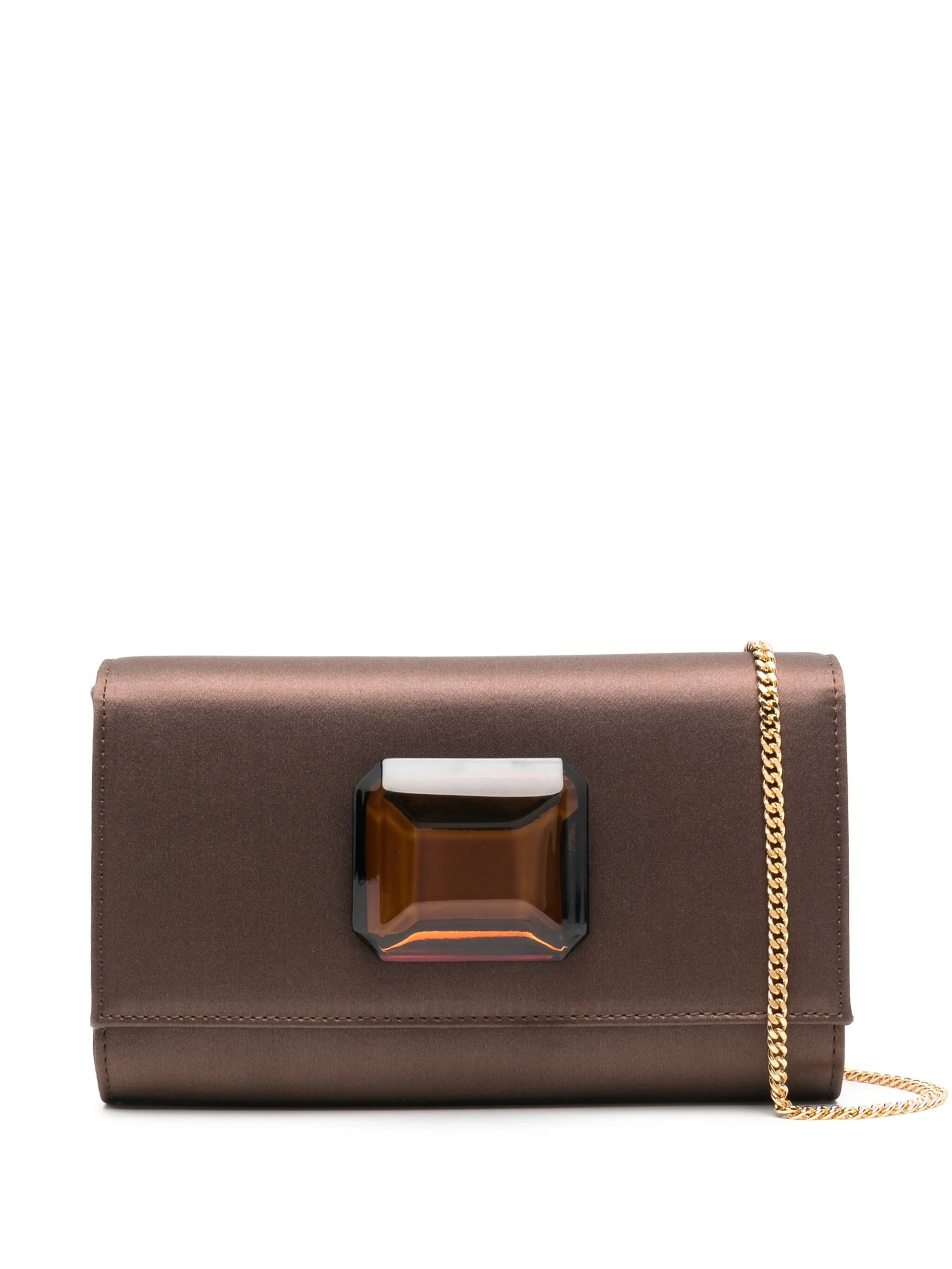 Jaipur satin clutch bag