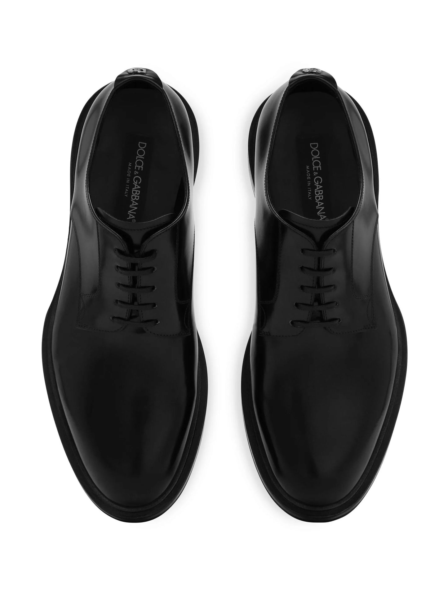 interlocking DG plaque Derby shoes