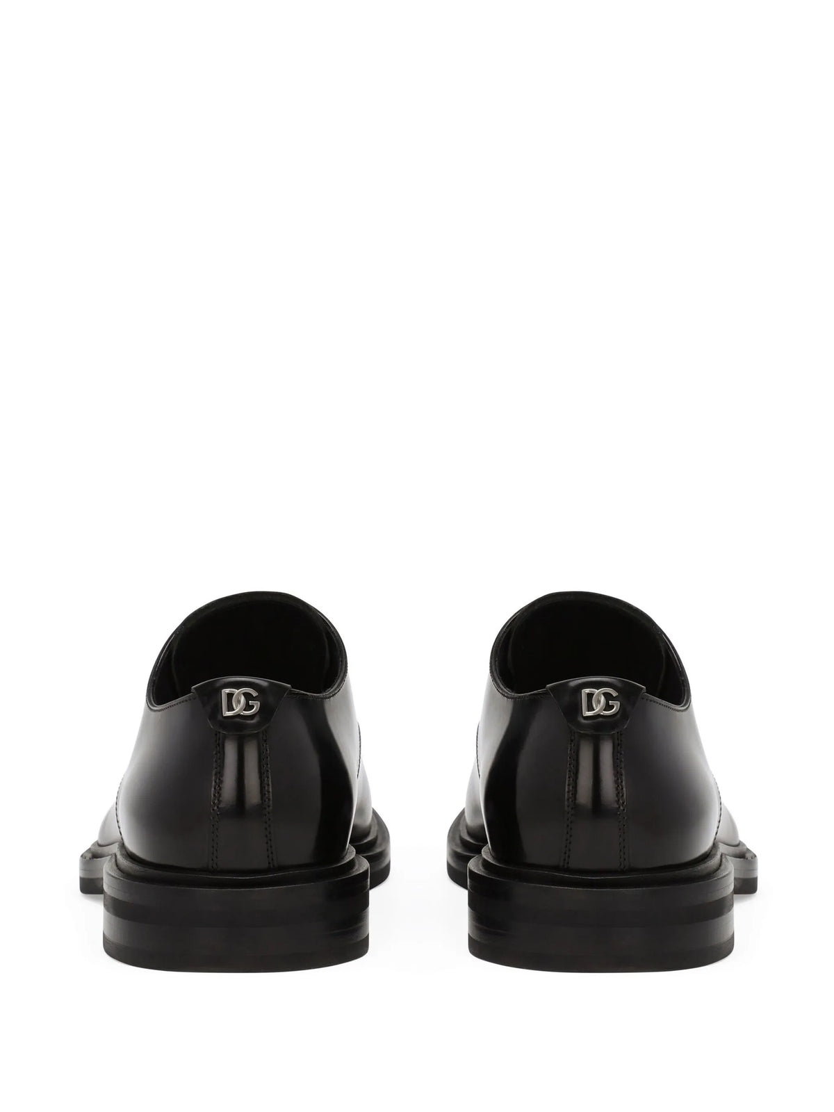 interlocking DG plaque Derby shoes