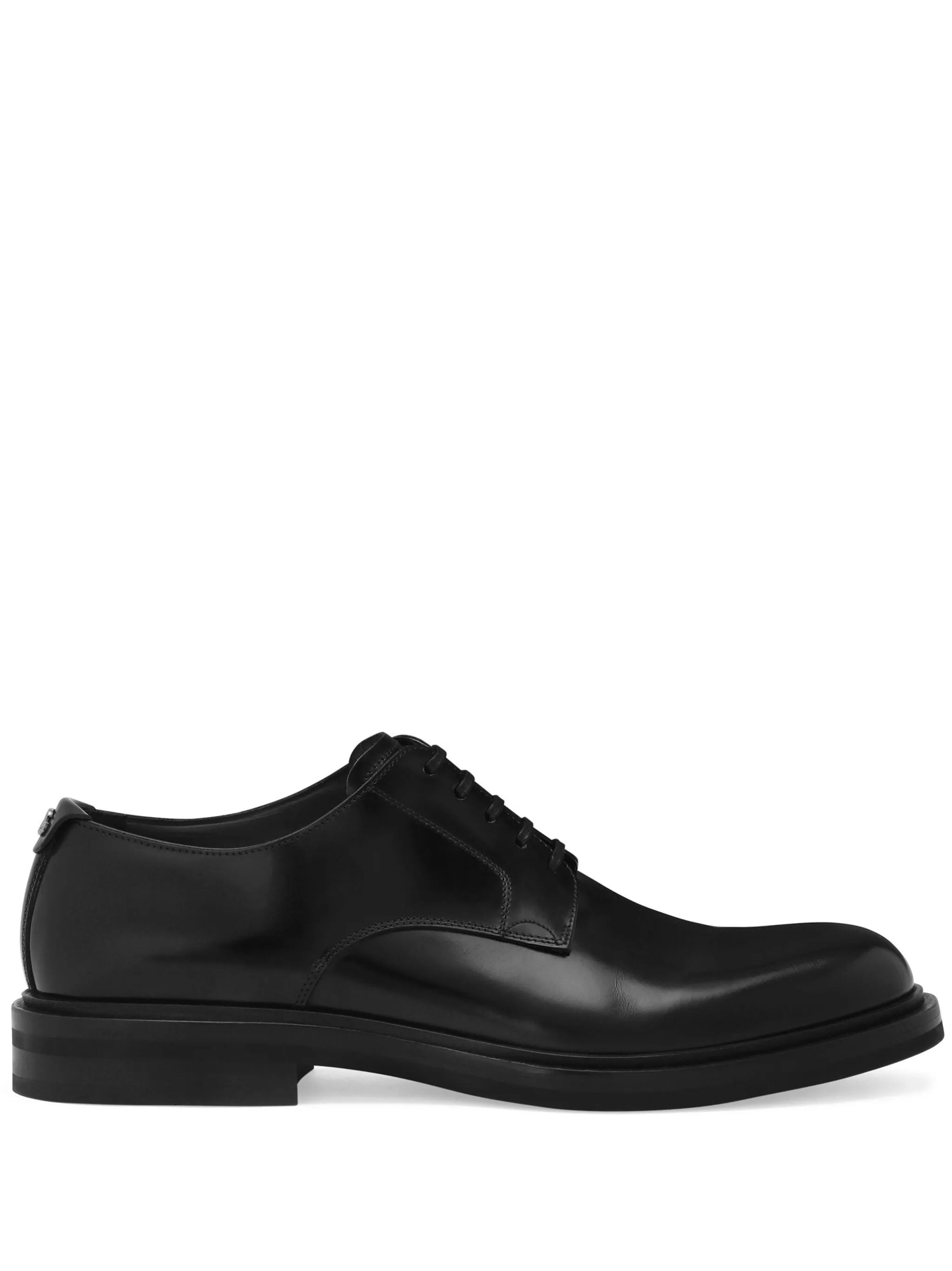 interlocking DG plaque Derby shoes