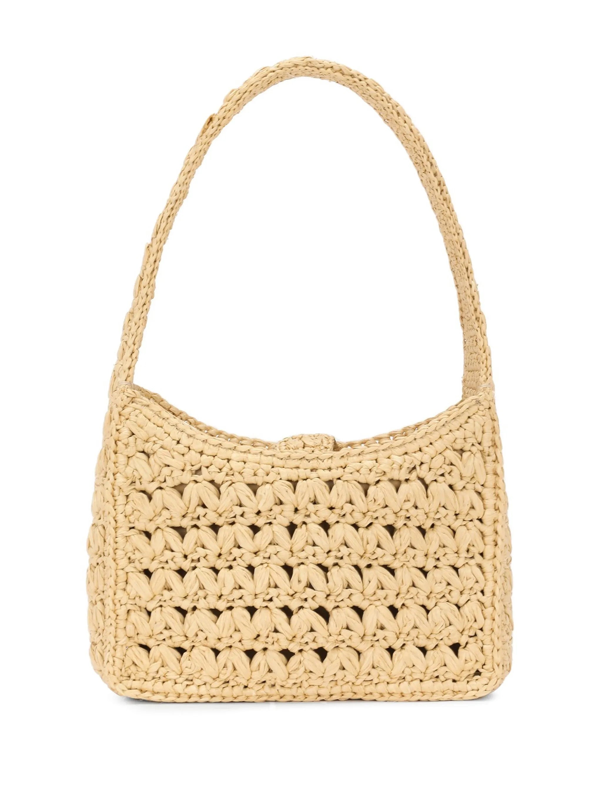 3.5 raffia shoulder bag