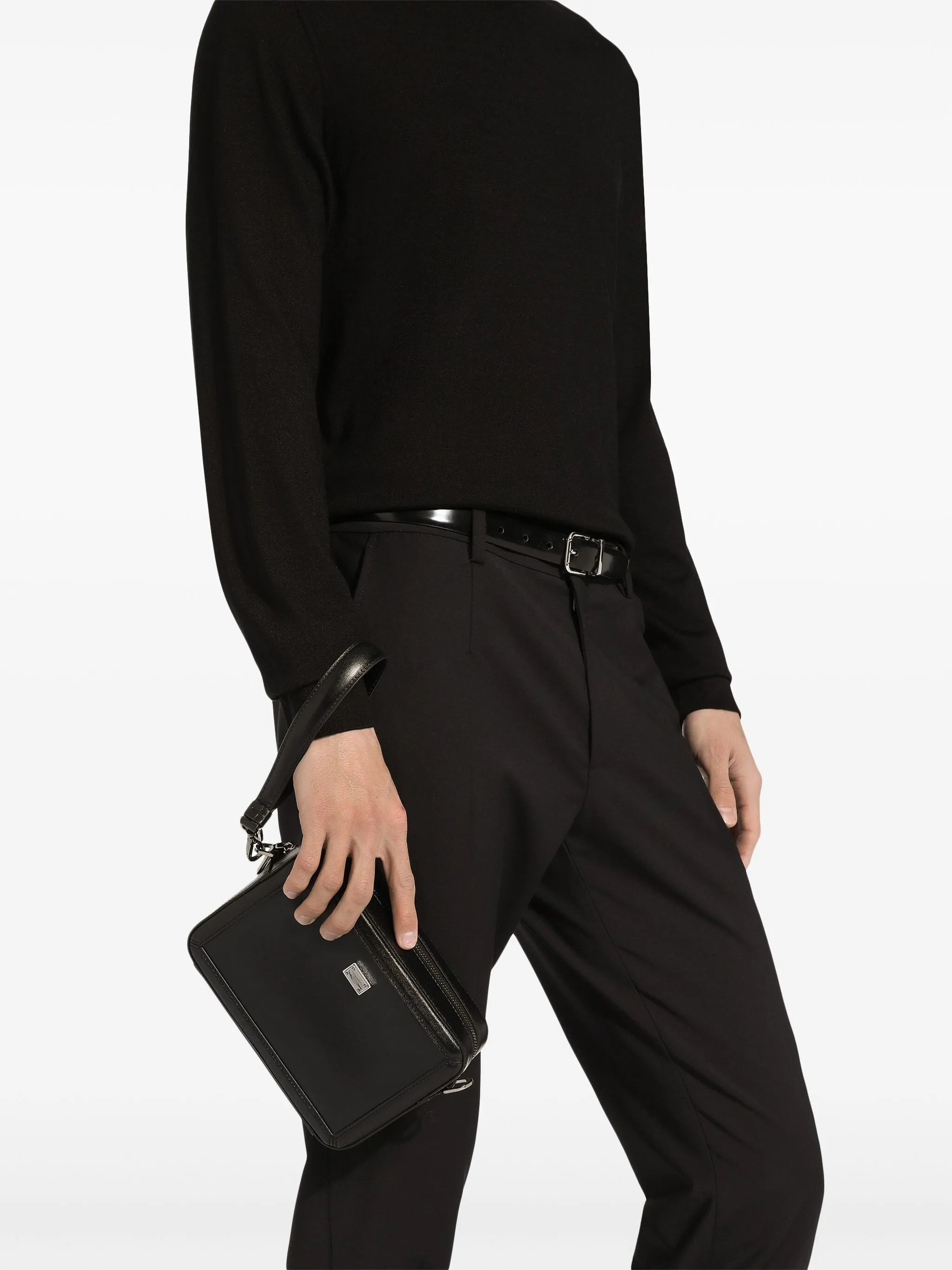 logo-plaque crossbody bag