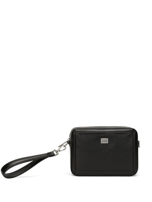 logo-plaque crossbody bag