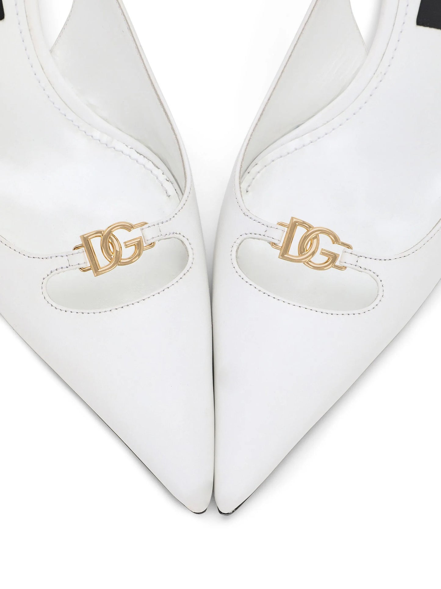 60mm leather slingback pumps