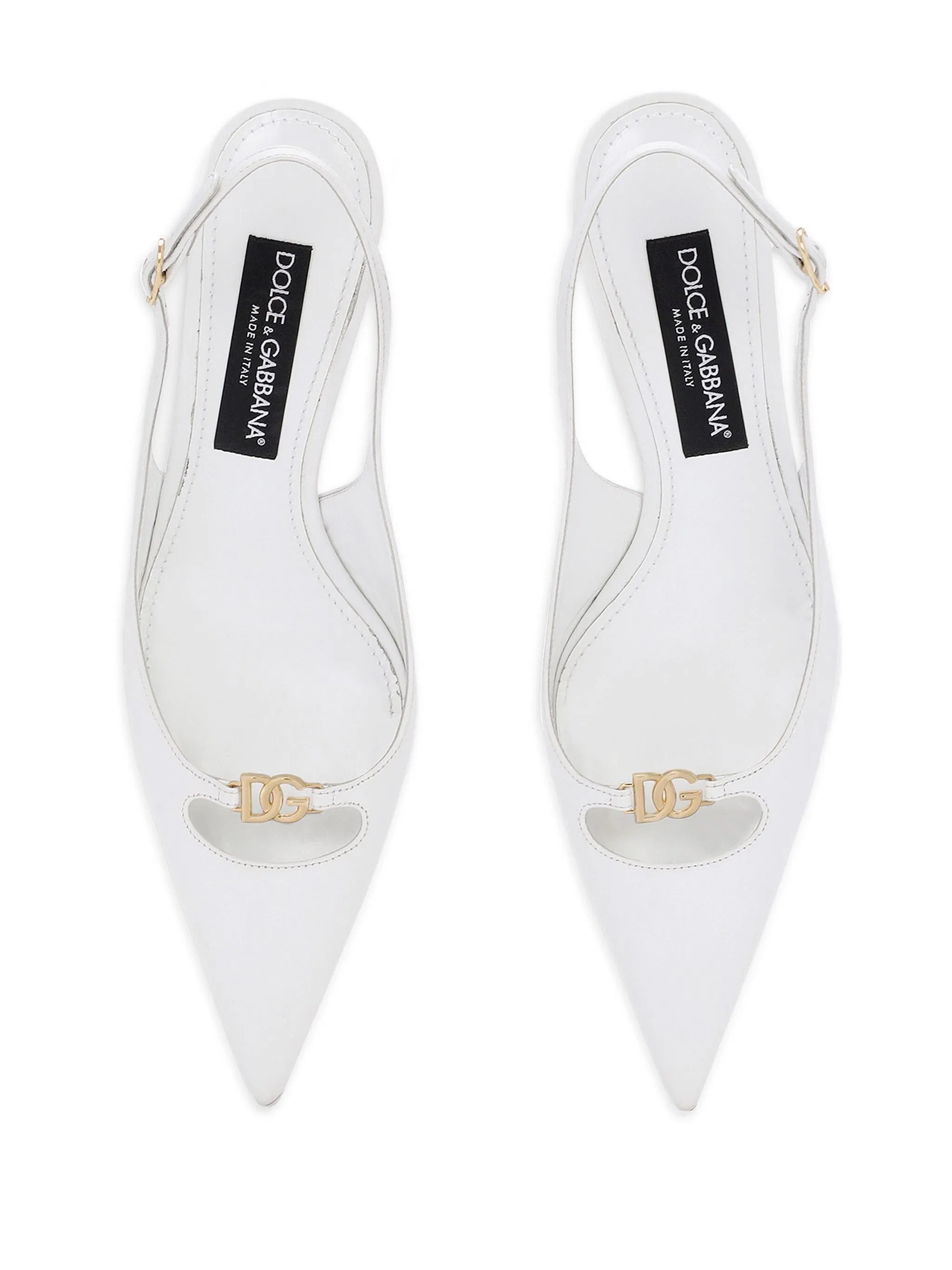 60mm leather slingback pumps