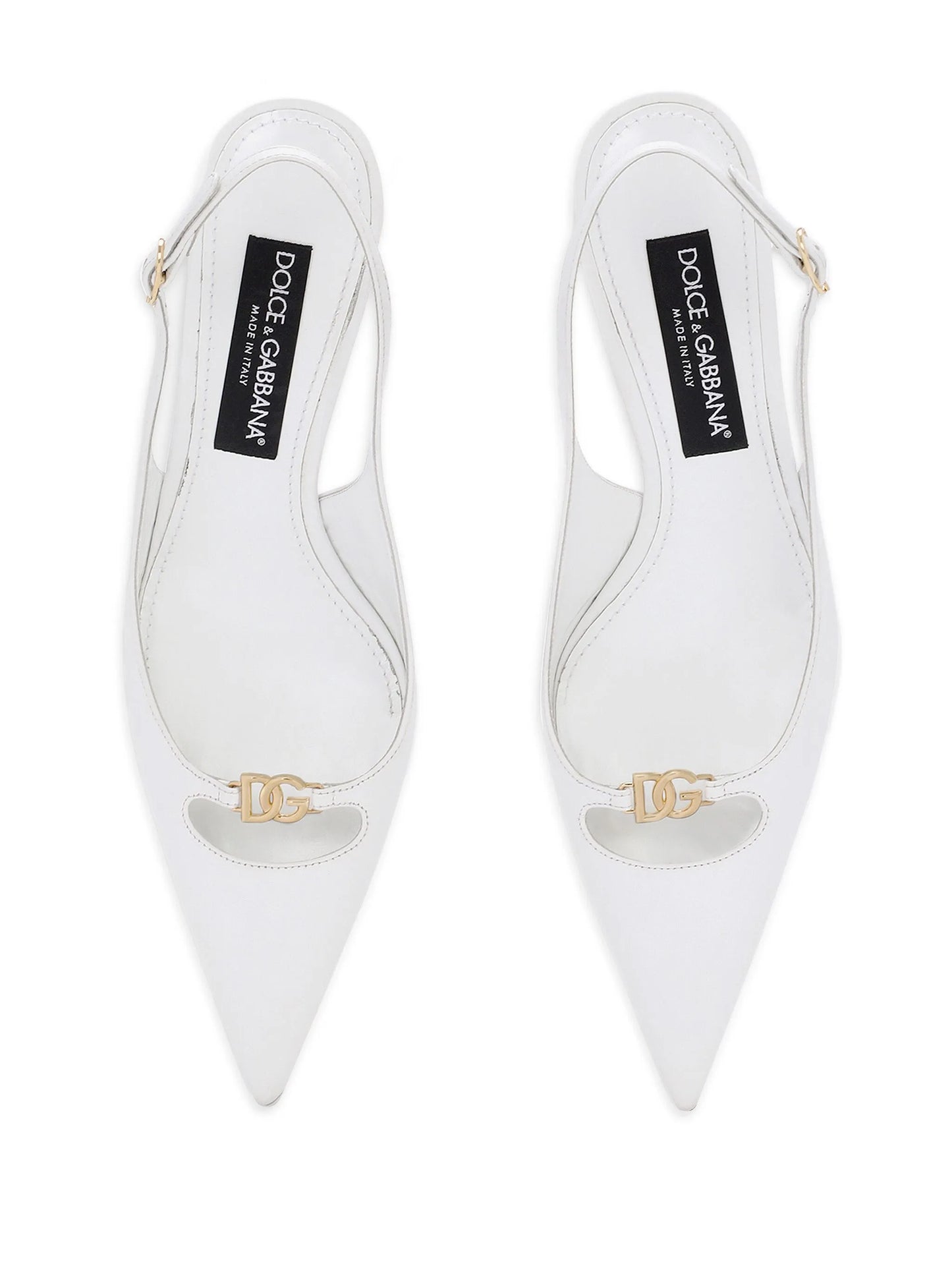 60mm leather slingback pumps