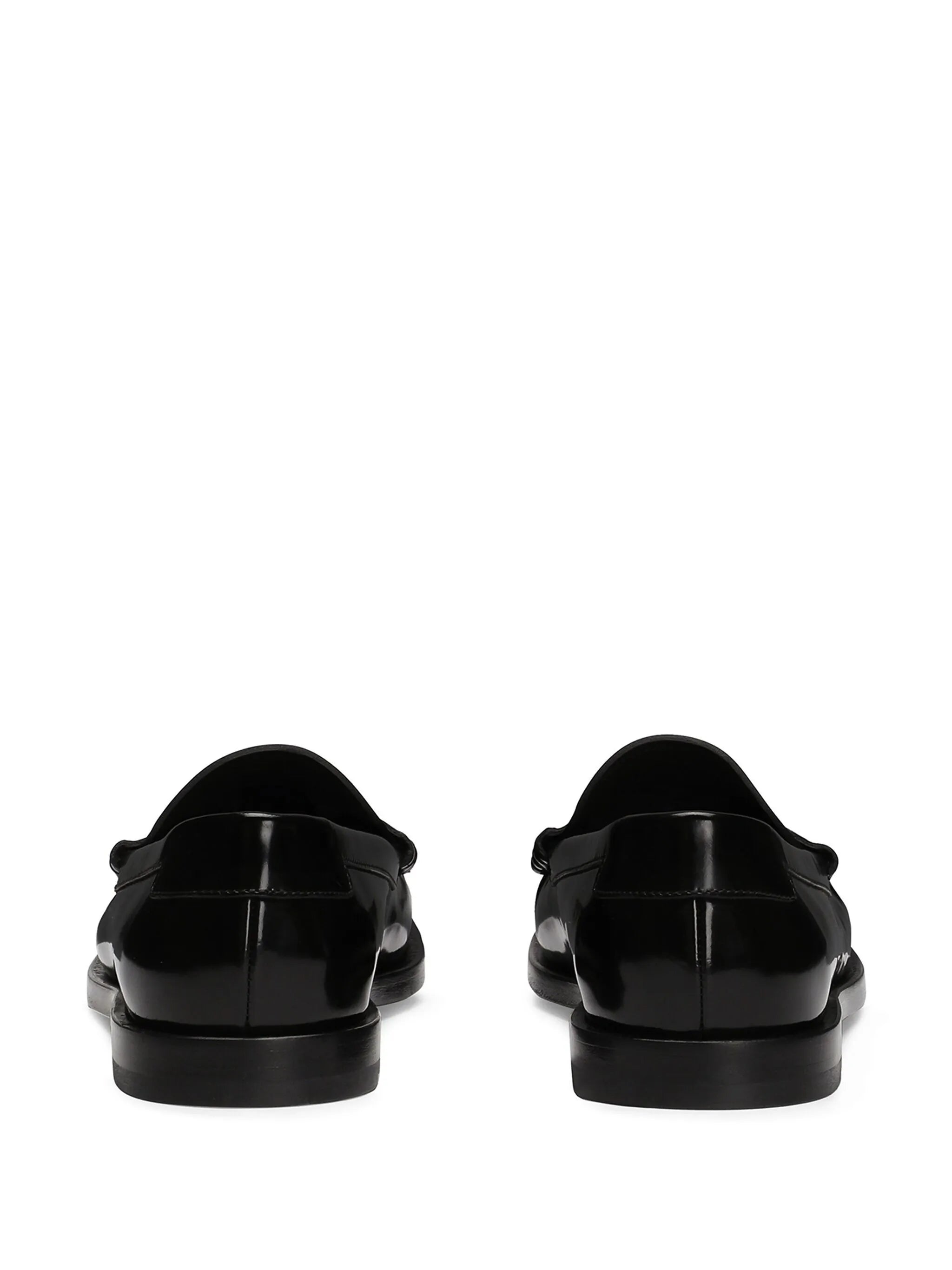 logo-plaque loafers