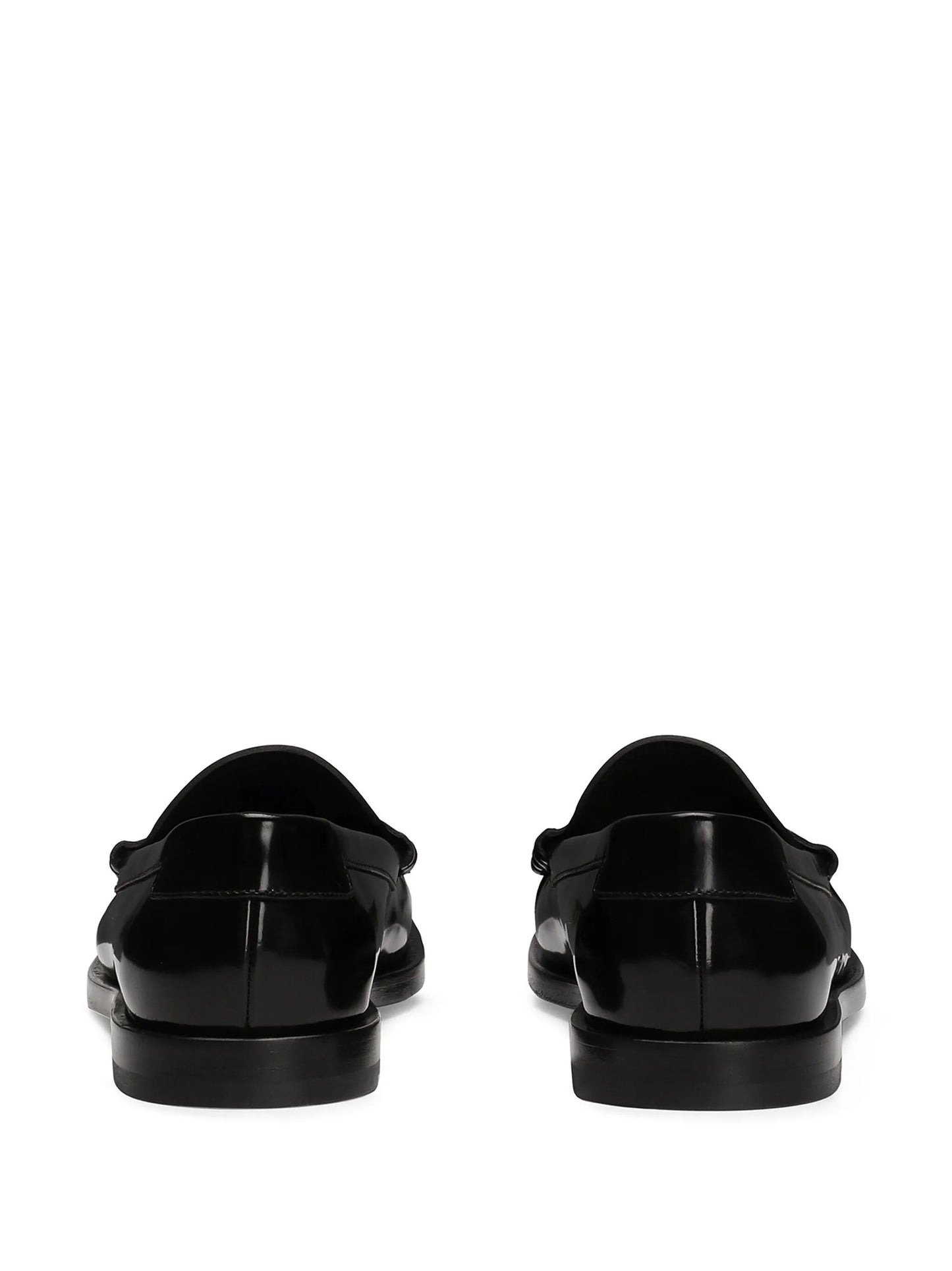 logo-plaque loafers