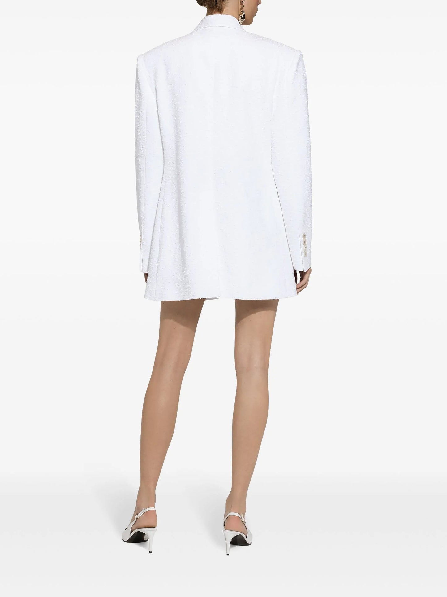 A-line tweed mini skirt