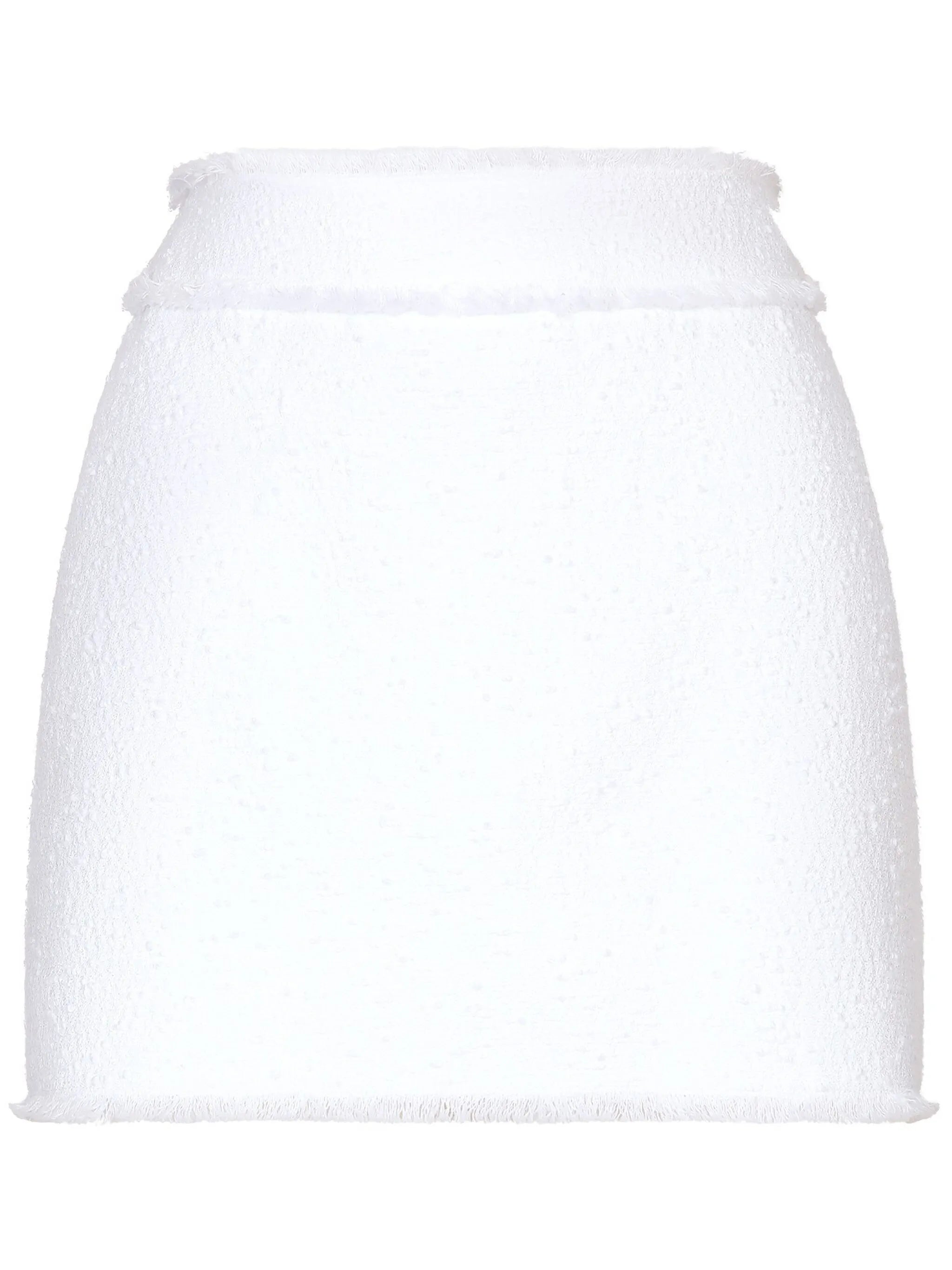 A-line tweed mini skirt