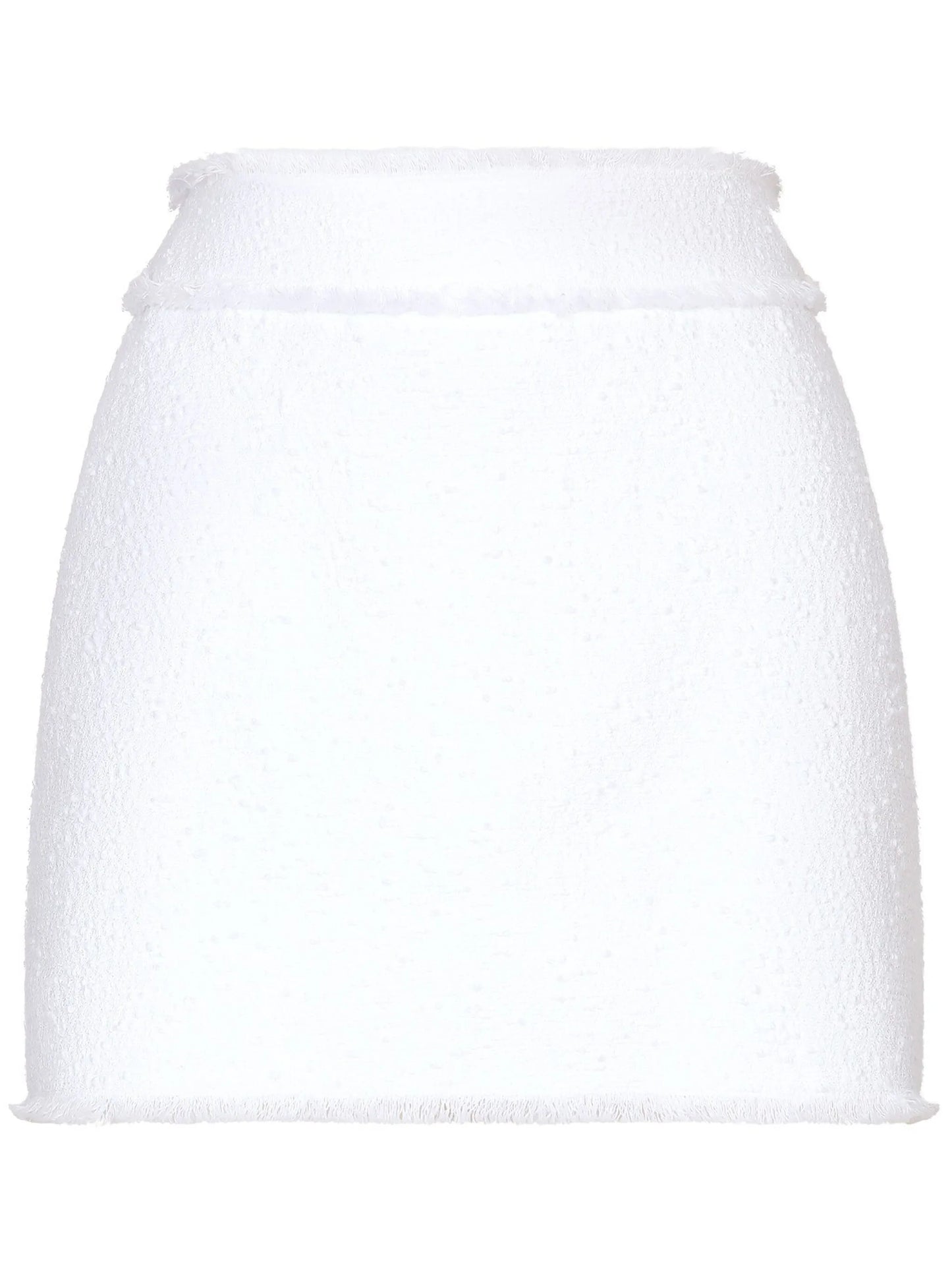 A-line tweed mini skirt