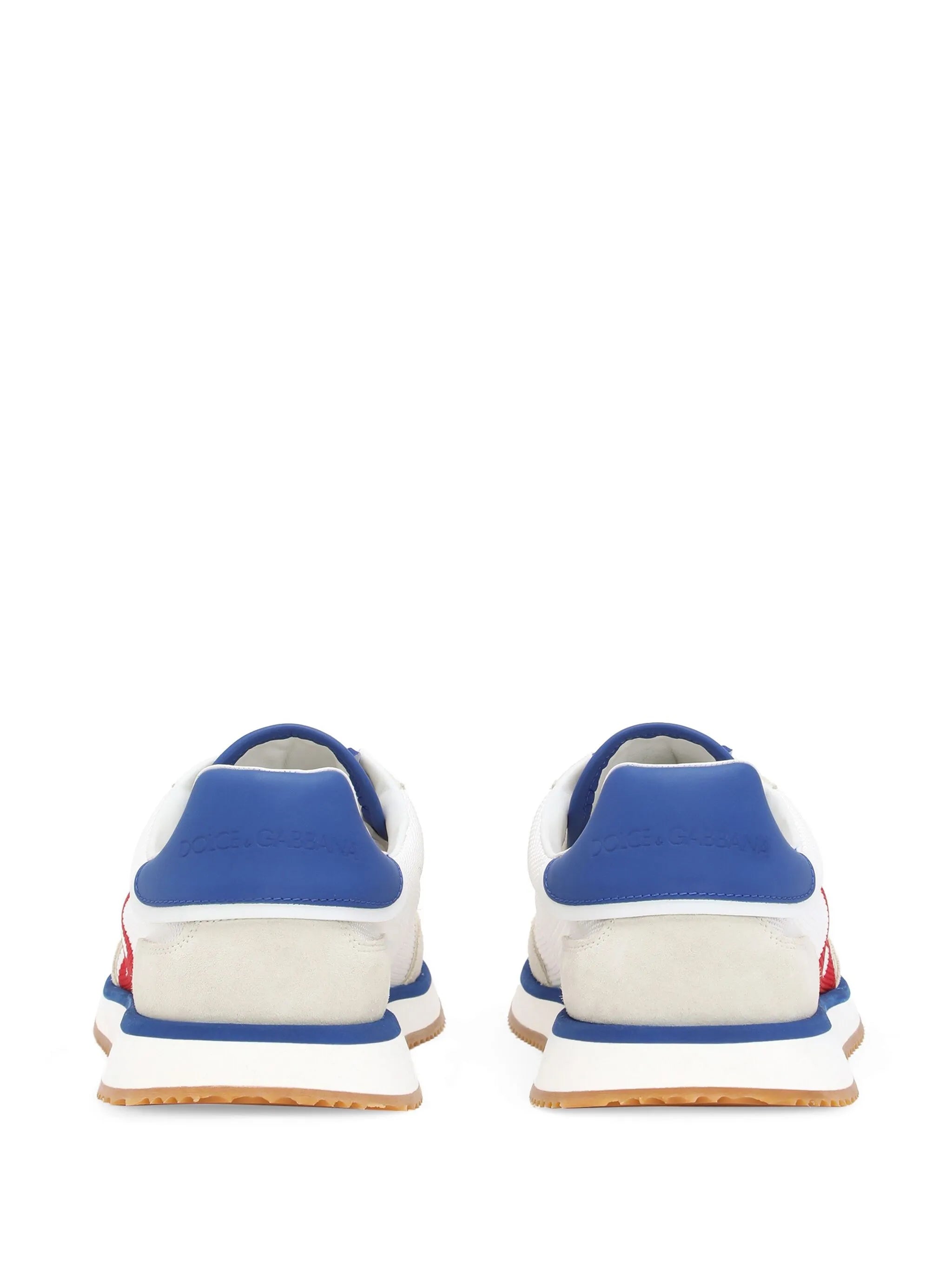 Cushion mixed-material sneakers