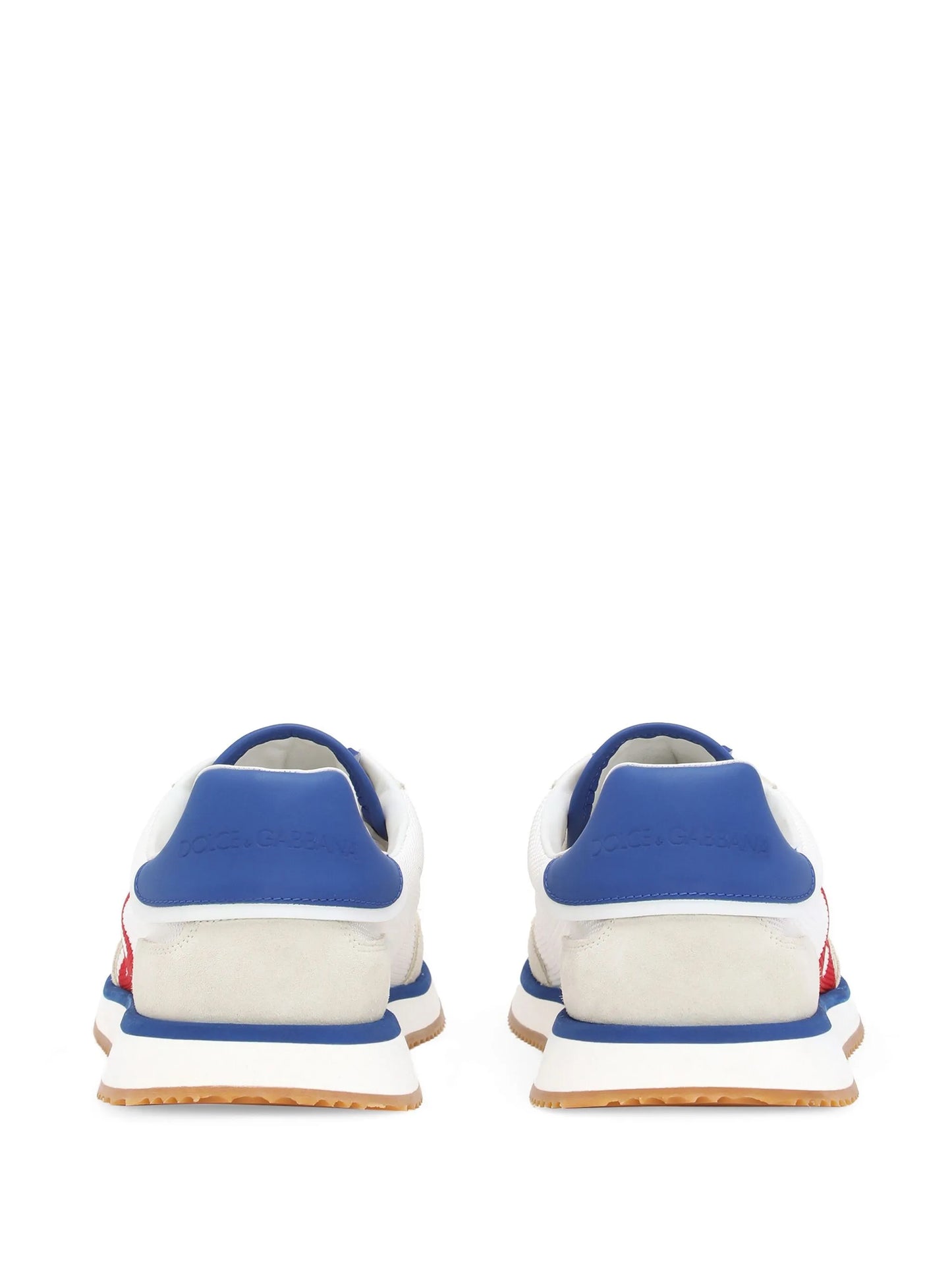 Cushion mixed-material sneakers