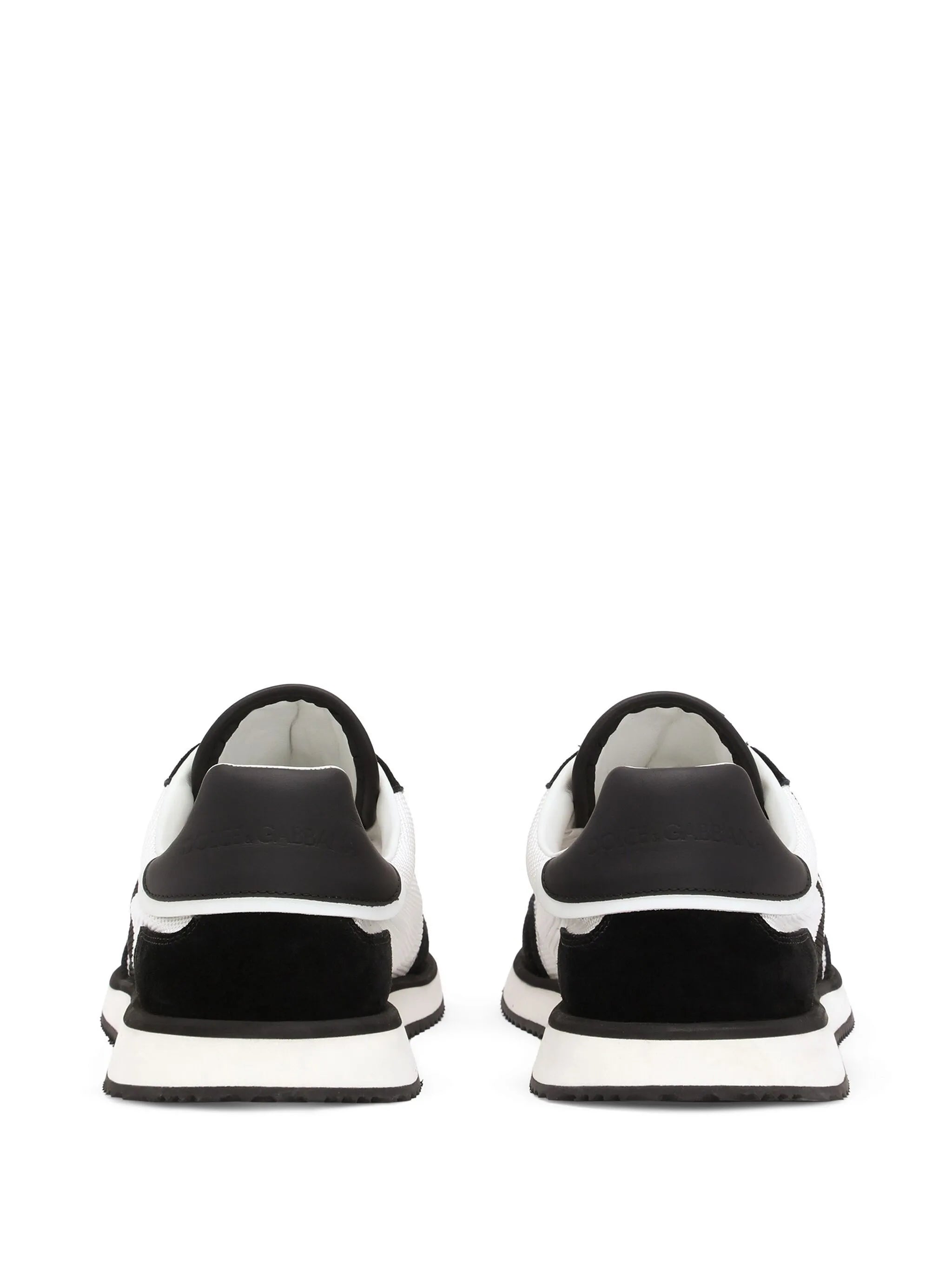 cushion mixed-material sneakers