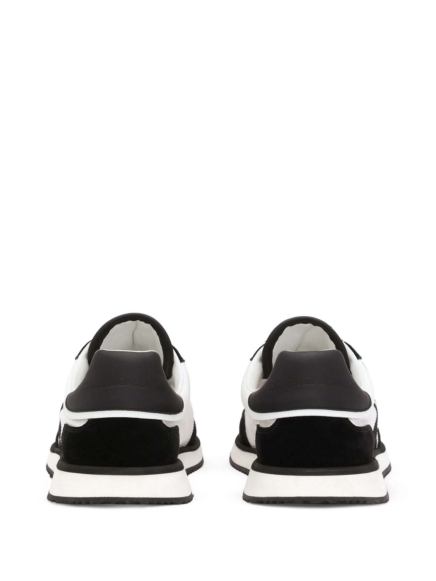 cushion mixed-material sneakers