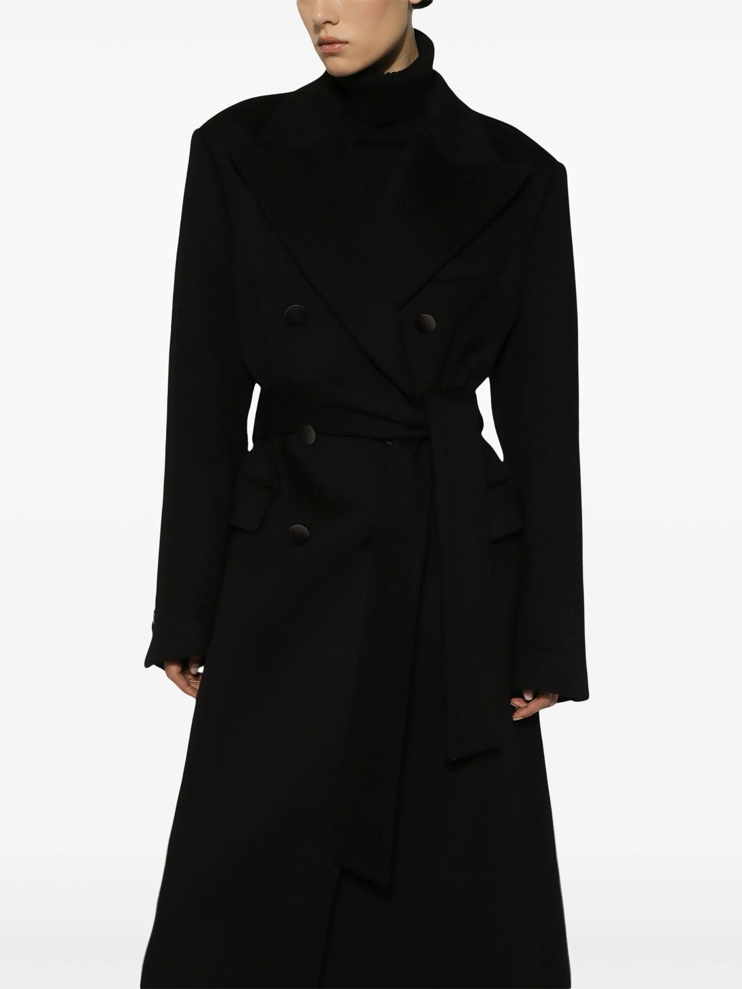 double-breasted coat