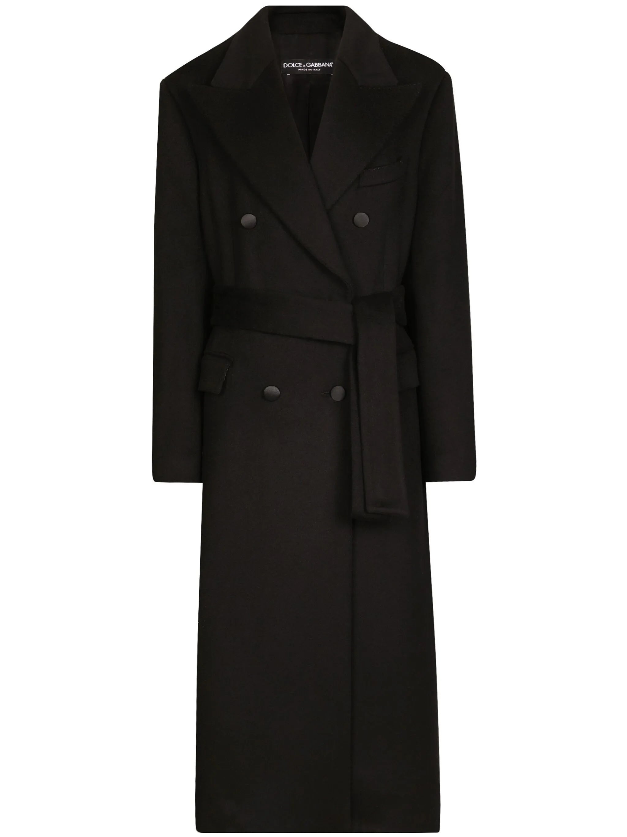 double-breasted coat