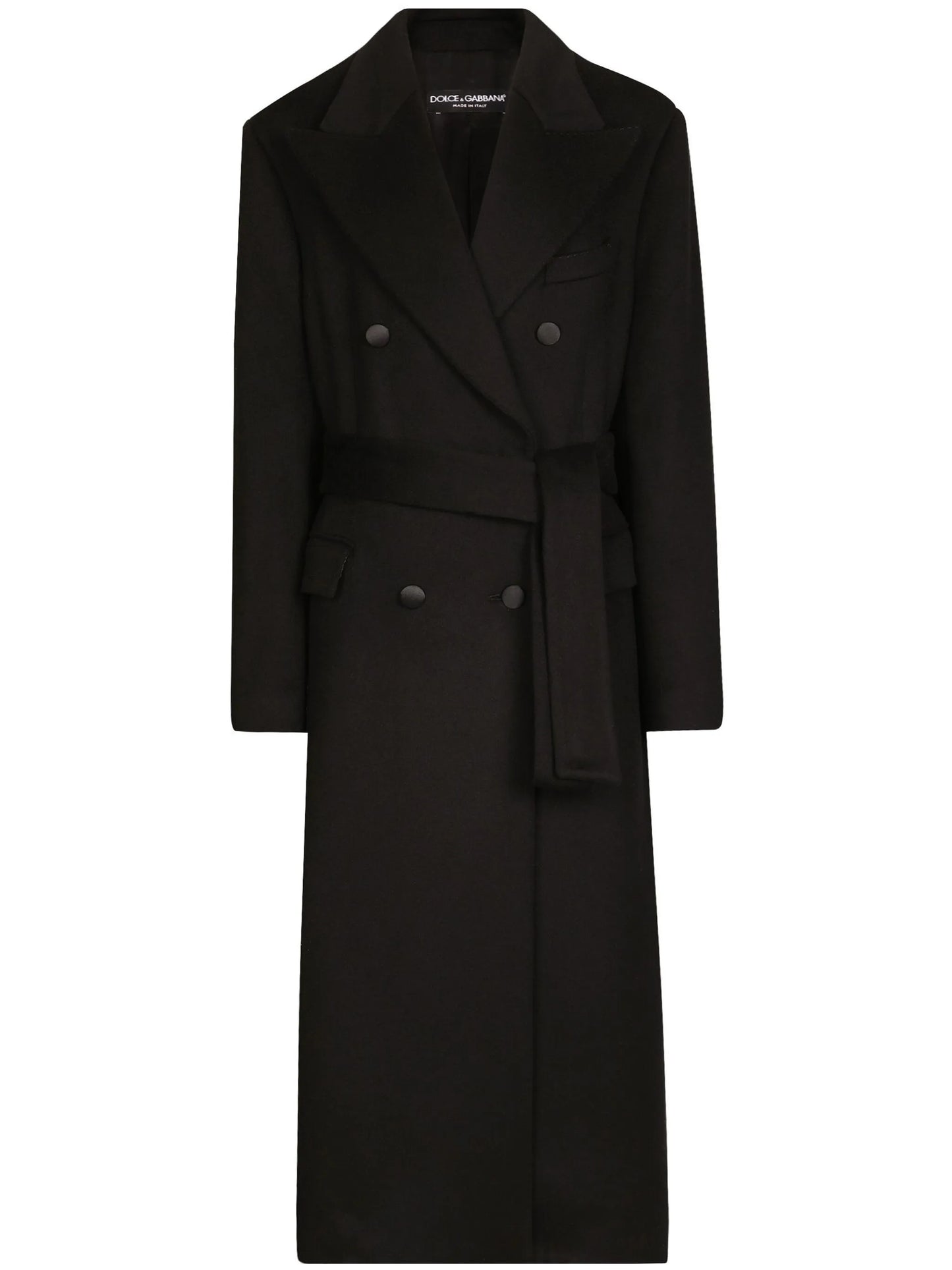 double-breasted coat