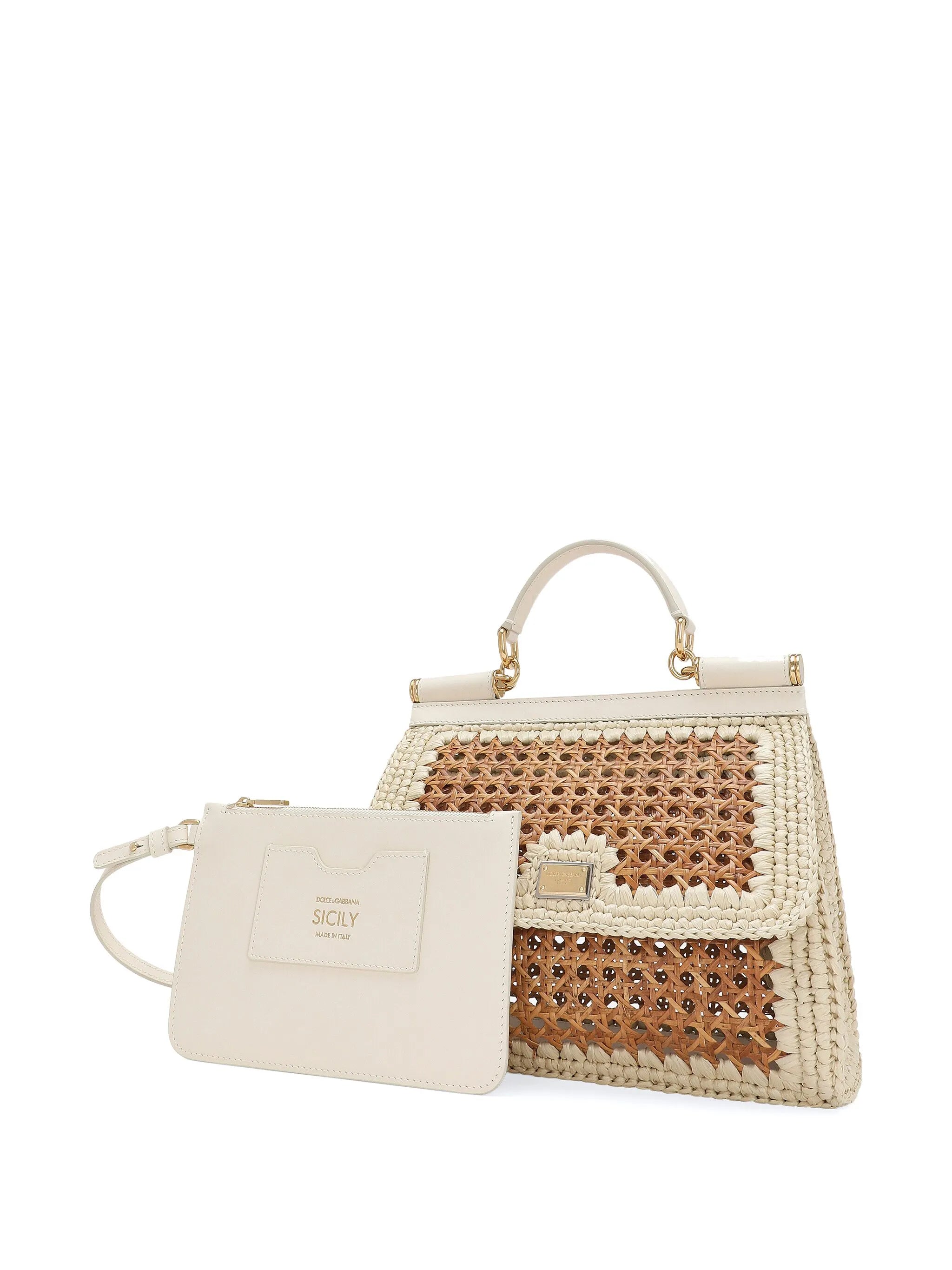 large Sicily cotton-blend bag