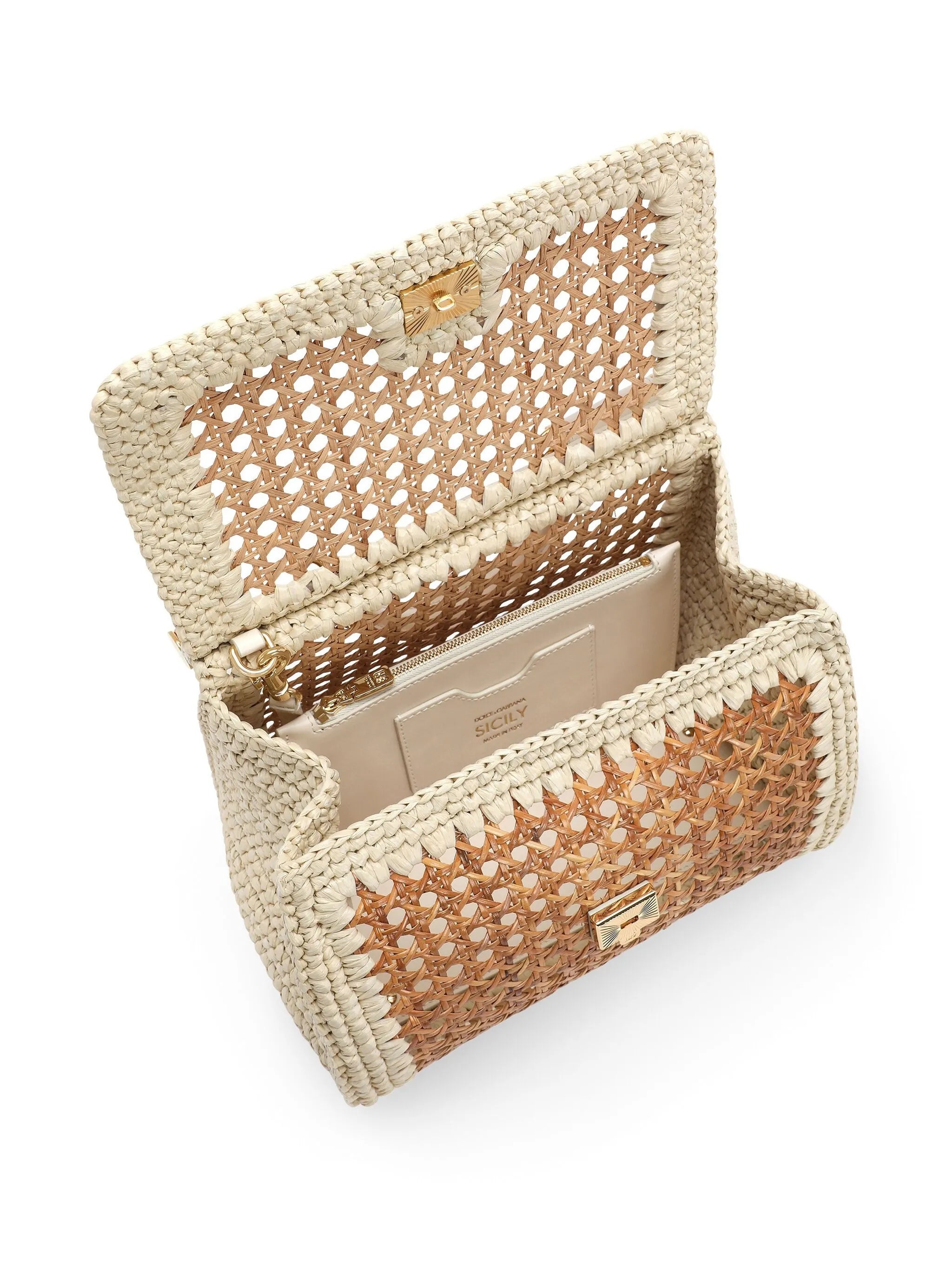 large Sicily cotton-blend bag