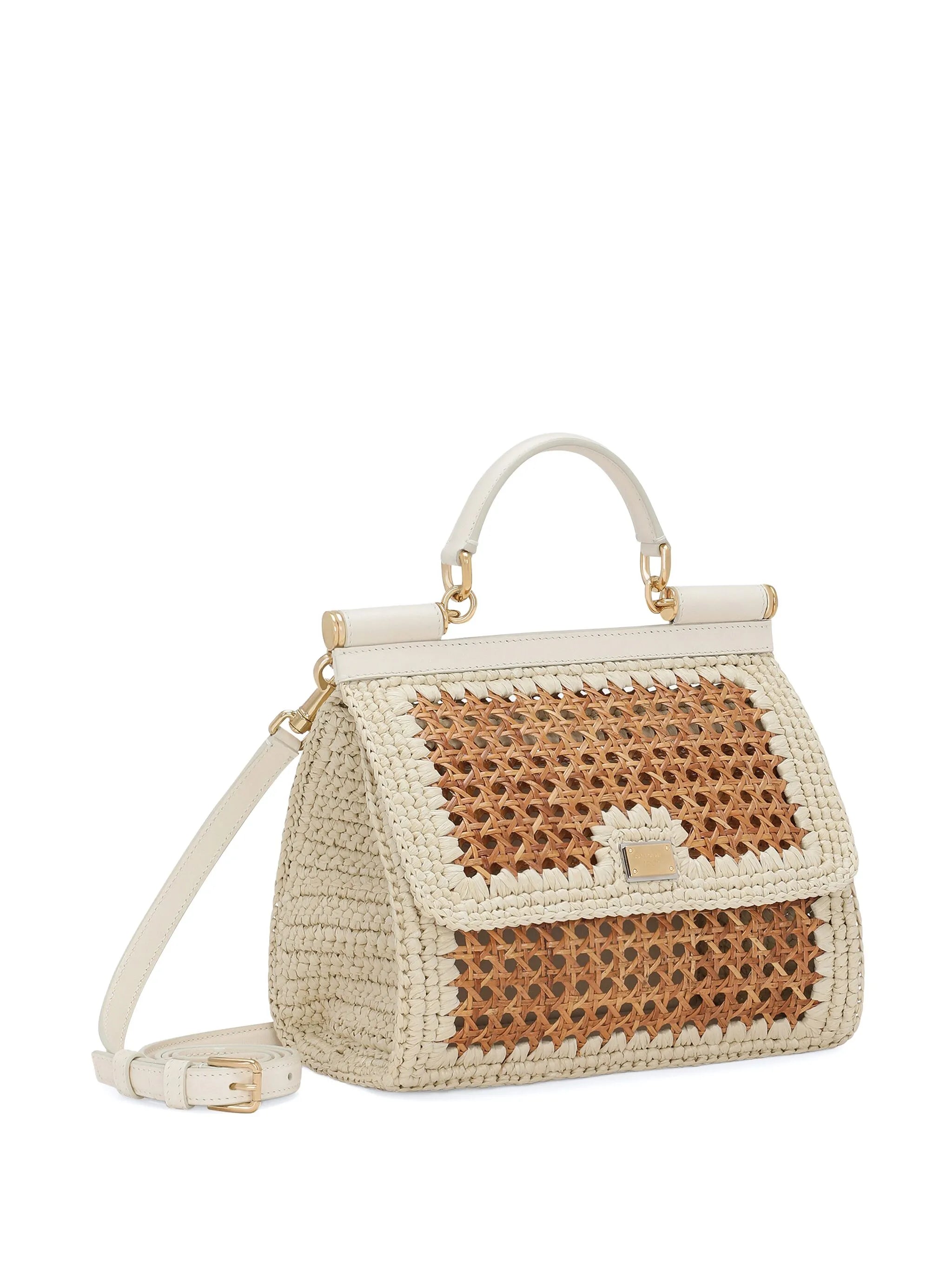 large Sicily cotton-blend bag